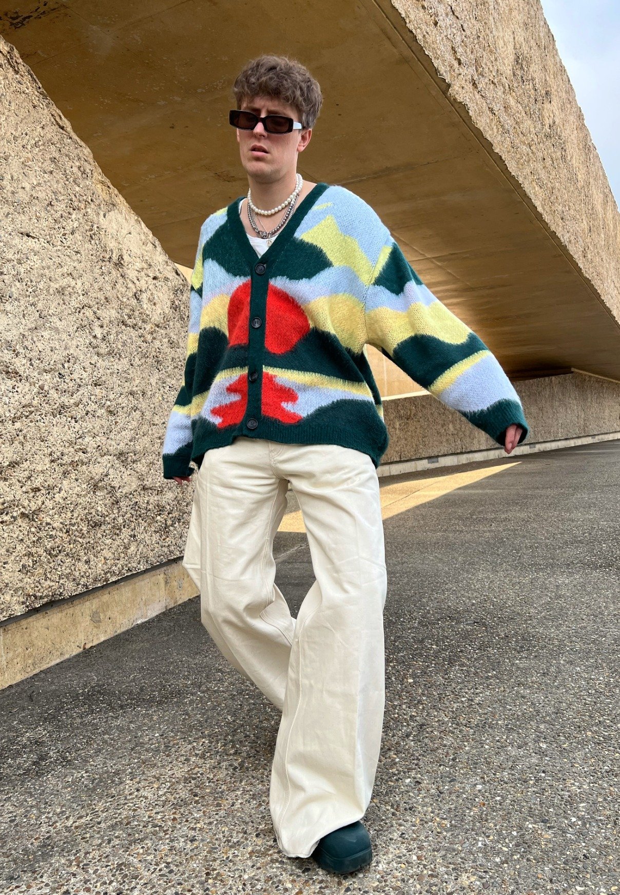 Occhiali da sole marrone da uomo | Zalando