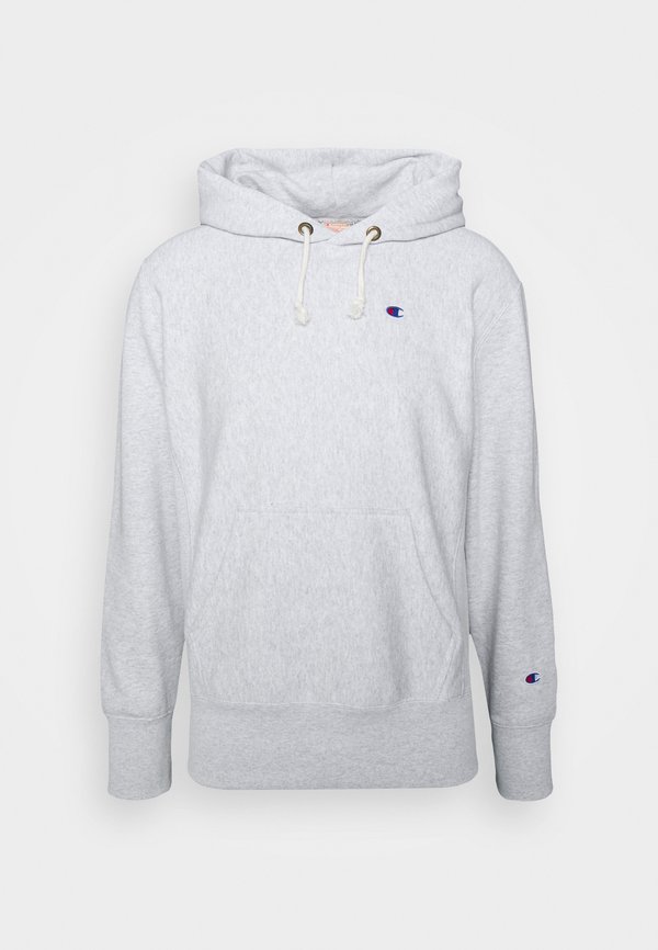 Champion Reverse Weave HOODED - Sweater - mottled grey/grijs gemêleerd ...