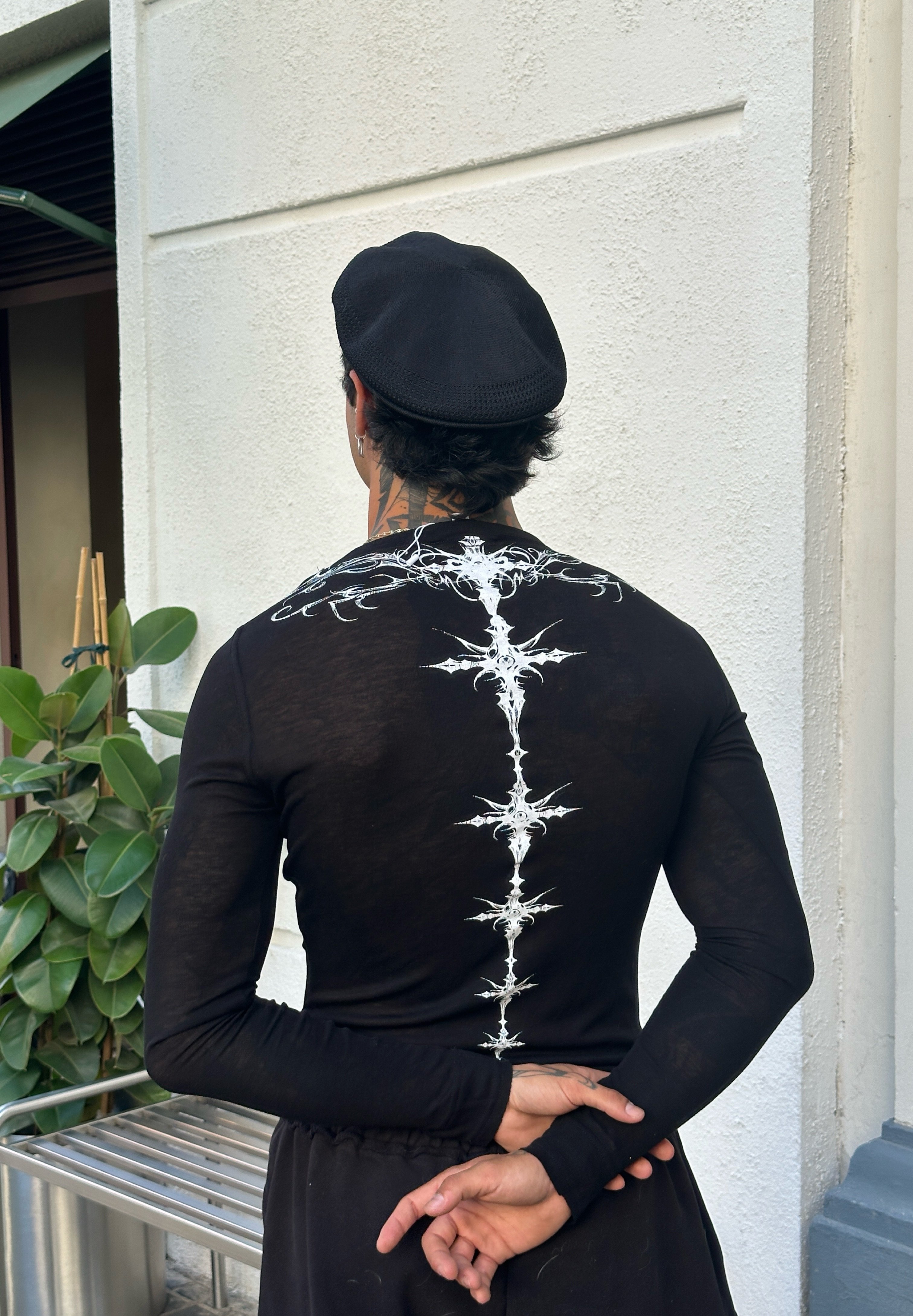 Jaded London INES HENLEY - Long sleeved top - black - Zalando.co.uk