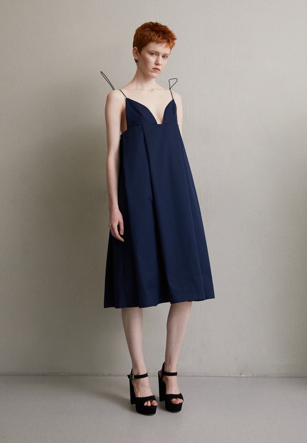 EDITHMARCEL ROUND DRESS Cocktailklänning blue/mörkblå Zalando.se