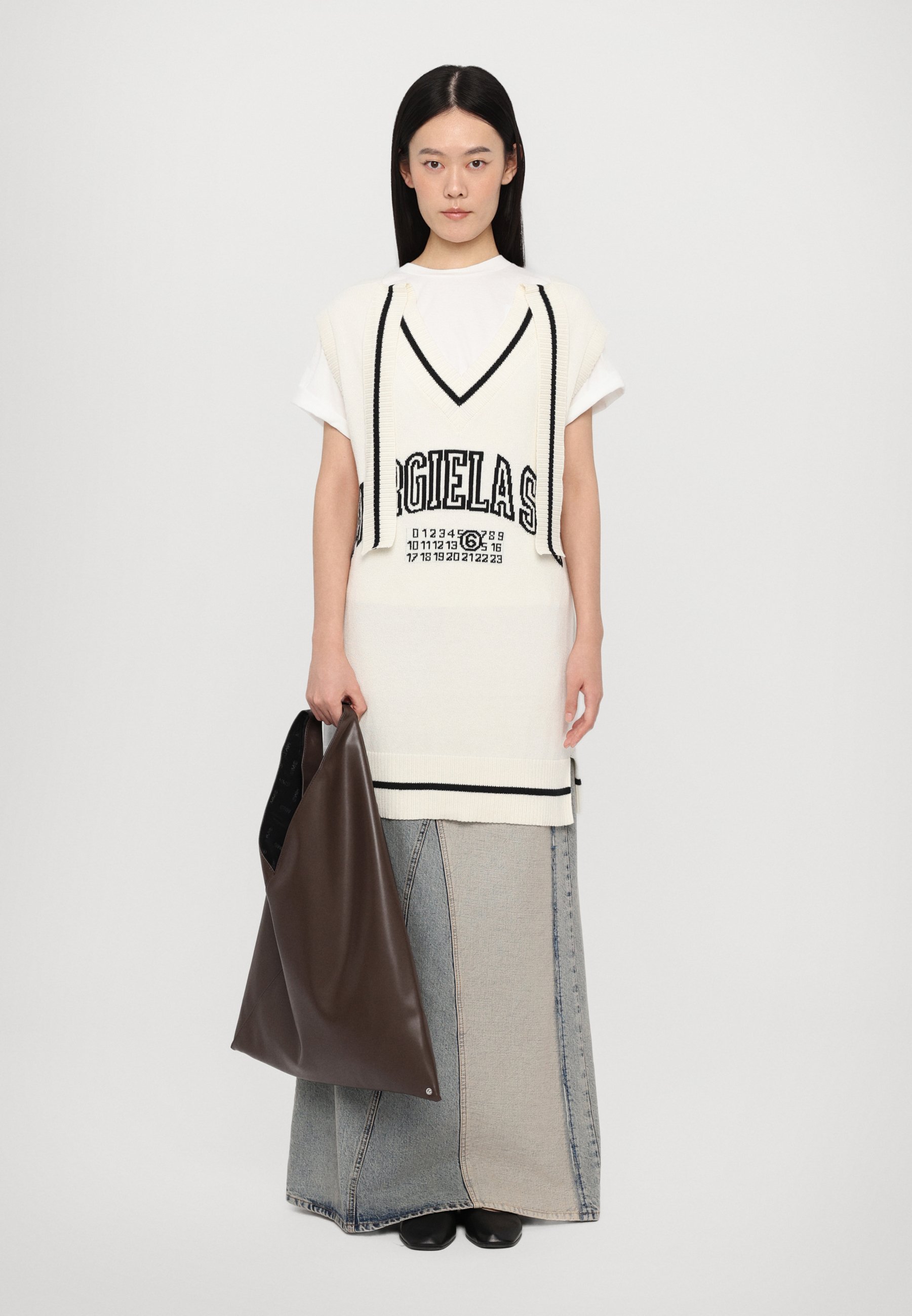 MM6 Maison Margiela JAPANESE DRAPED - Tote bag - black - Zalando
