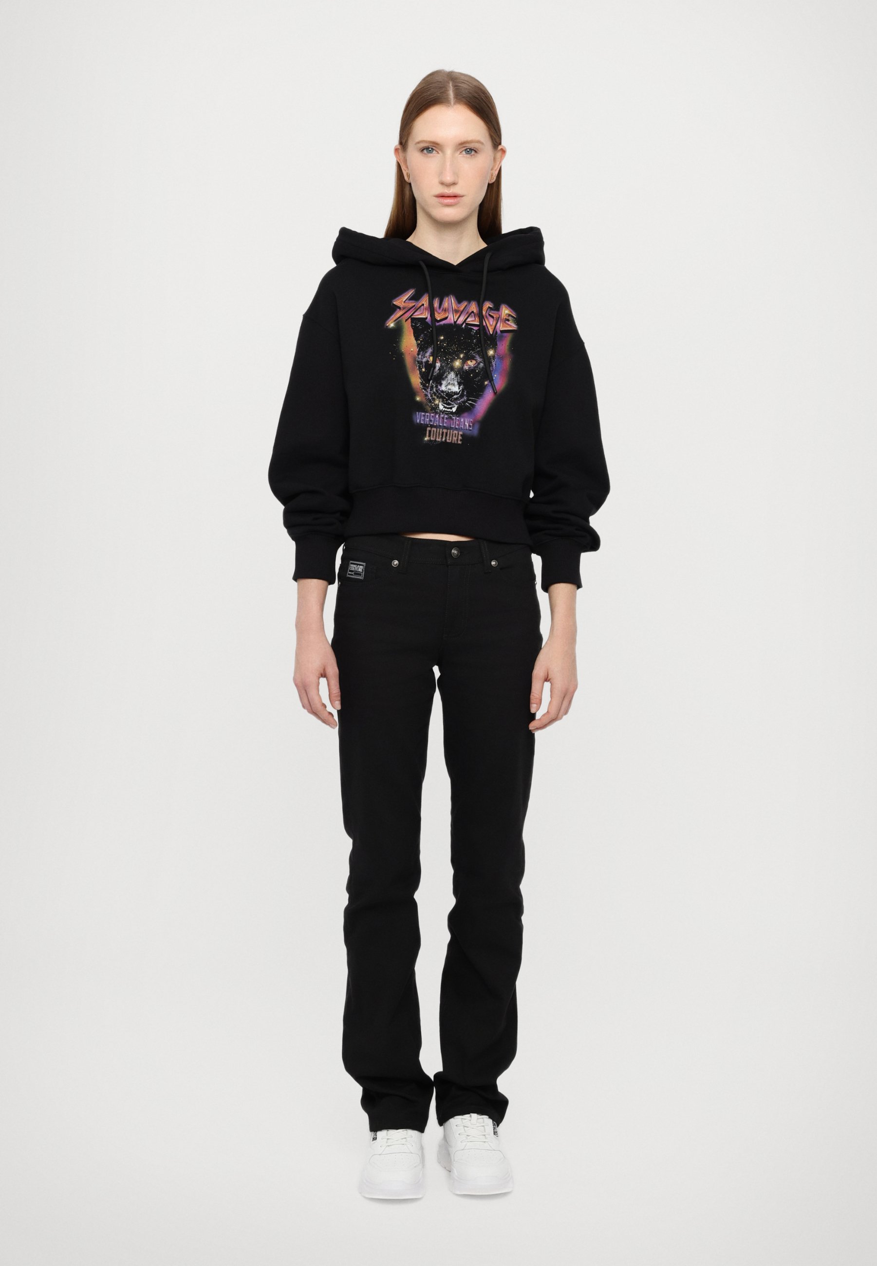 032c GLOW STAINED HOODIE UNISEX - Sweatshirt - grey melange