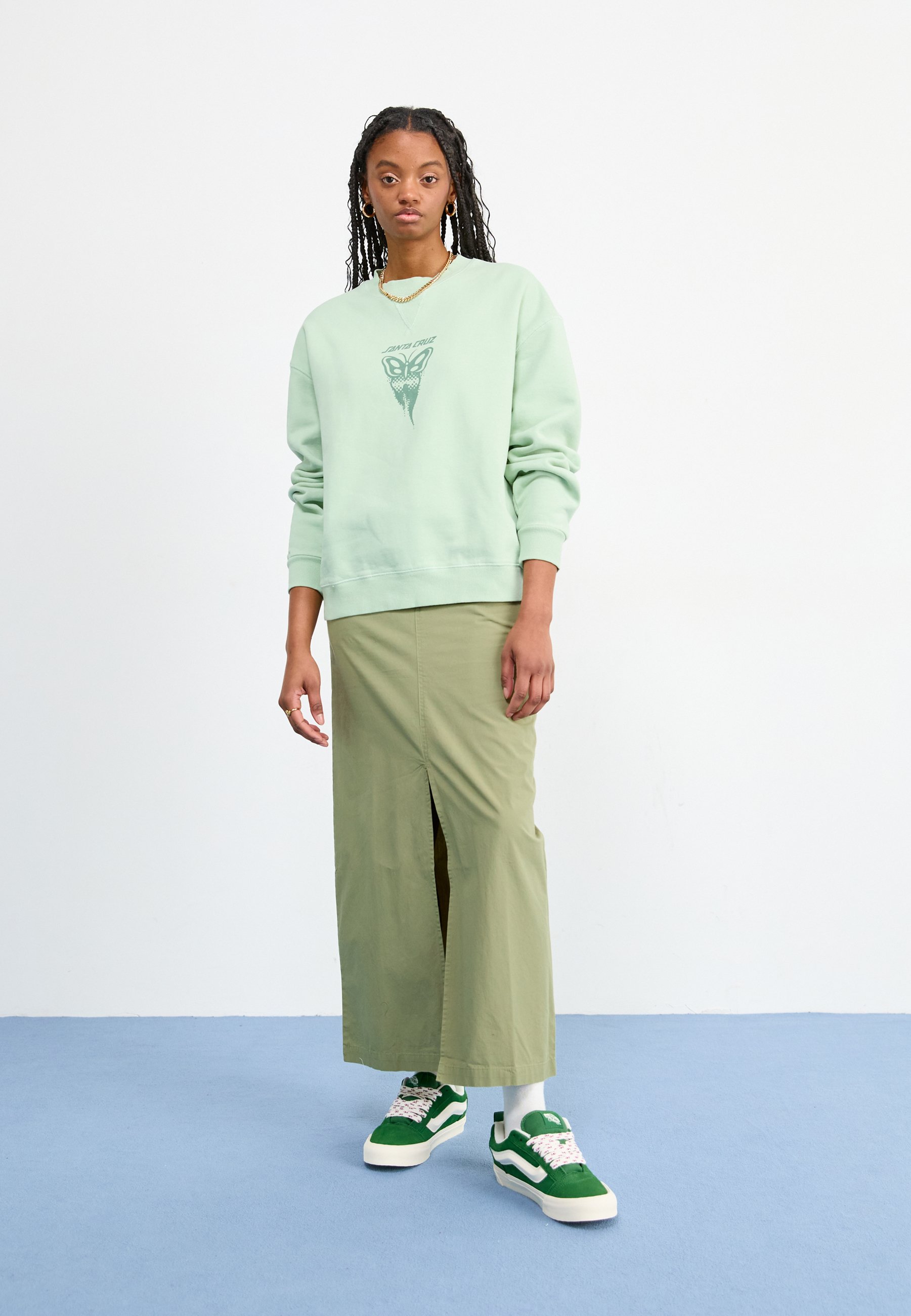 スウェット・トレーナー Carhartt WIP \"Duster Script\" sweatshirt Green Carhartt WIP sweatshirt Duster Script Sweat men's green