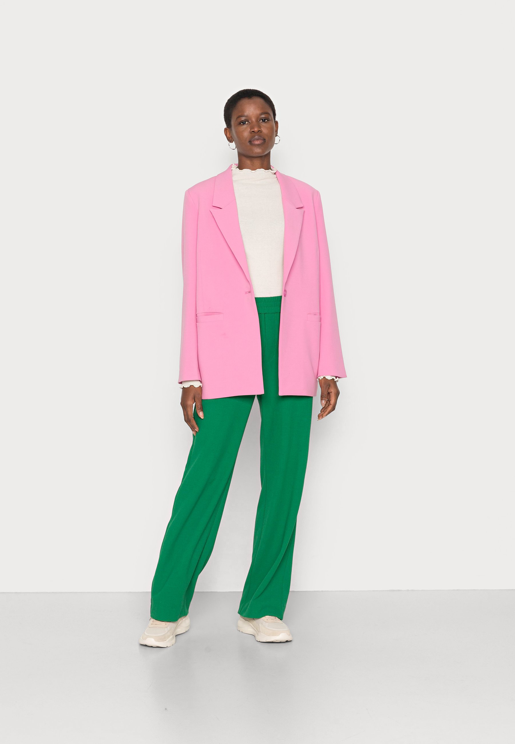 Monki Pantaloni - green dark/verde scuro - Zalando.it