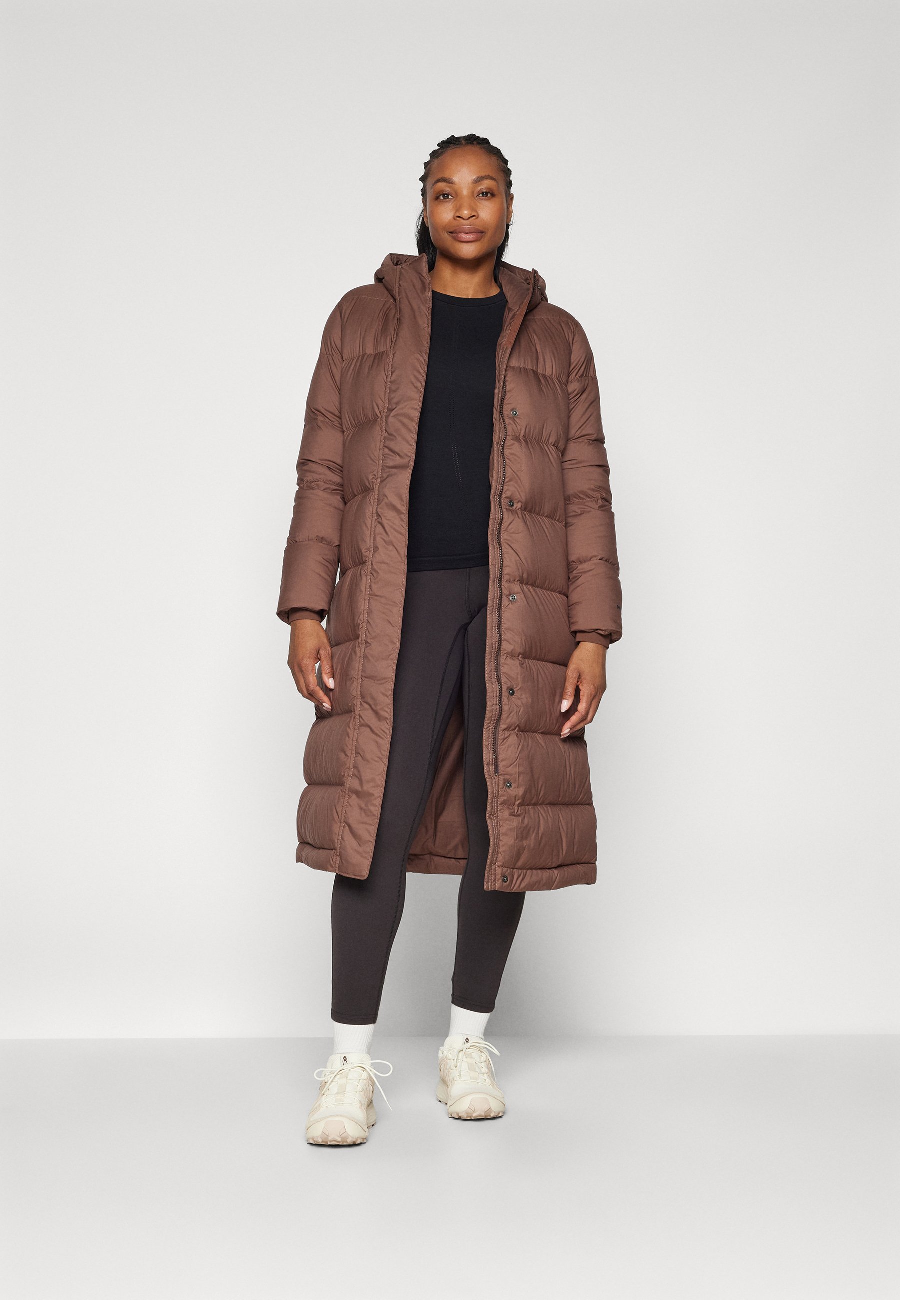 英国発♪ 新作☆GLAMOROUS☆ BROWN PADDED LONGLINE PUFFER COAT Long length puffer