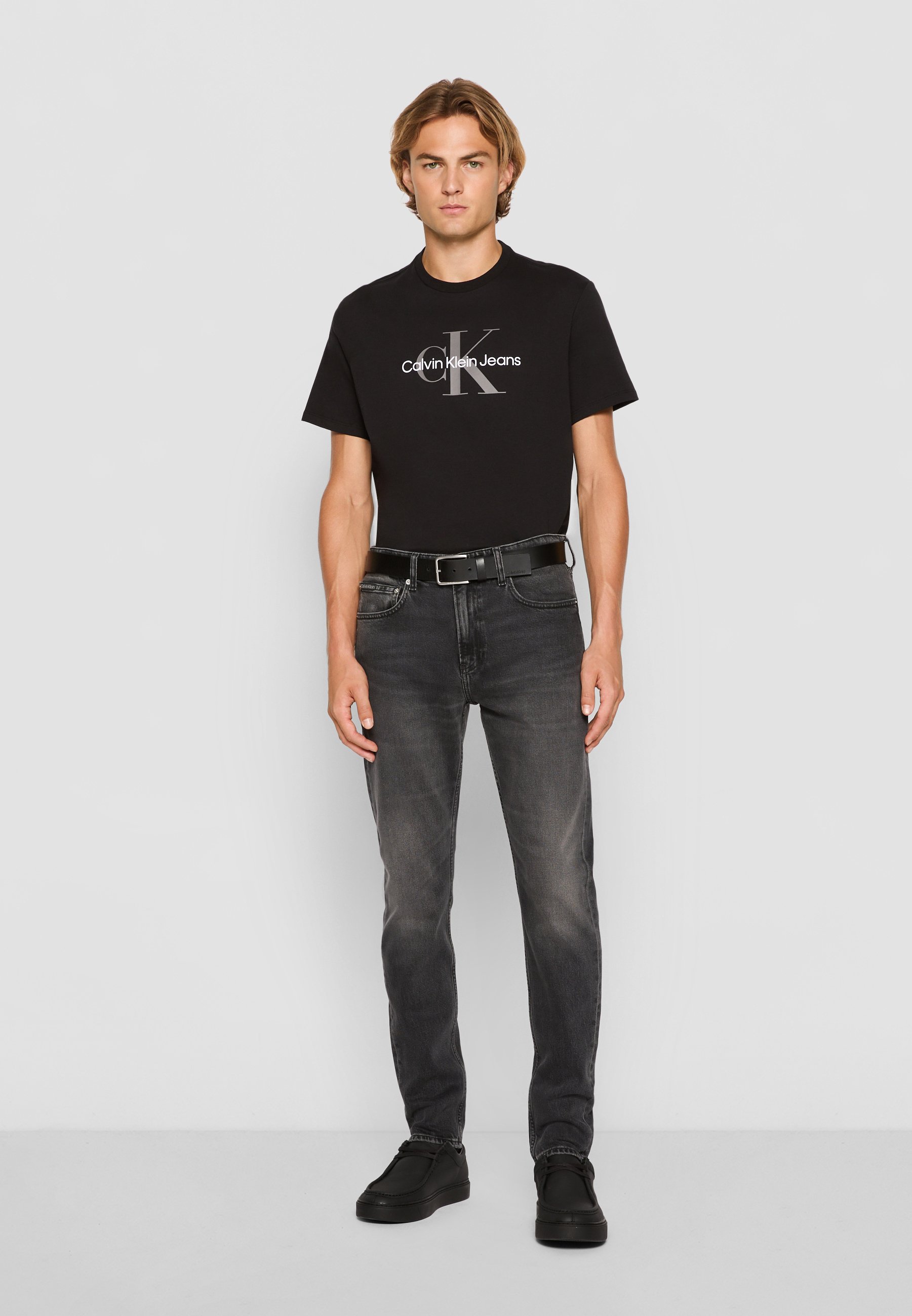 Calvin Klein Jeans CORE MONOGRAM SLIM TEE - T-shirt z