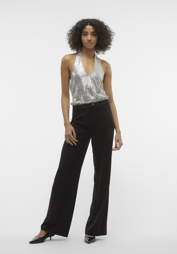 VERO MODA dam t-shirt VMSIGNE - Black Infinity