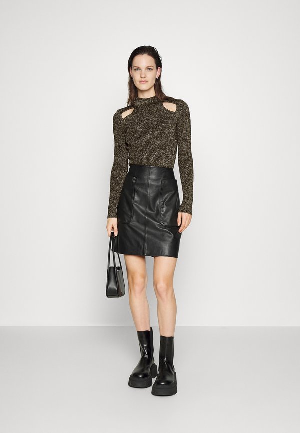 McQ Alexander McQueen SHOULDER Handbag darkest black/black Zalando.de