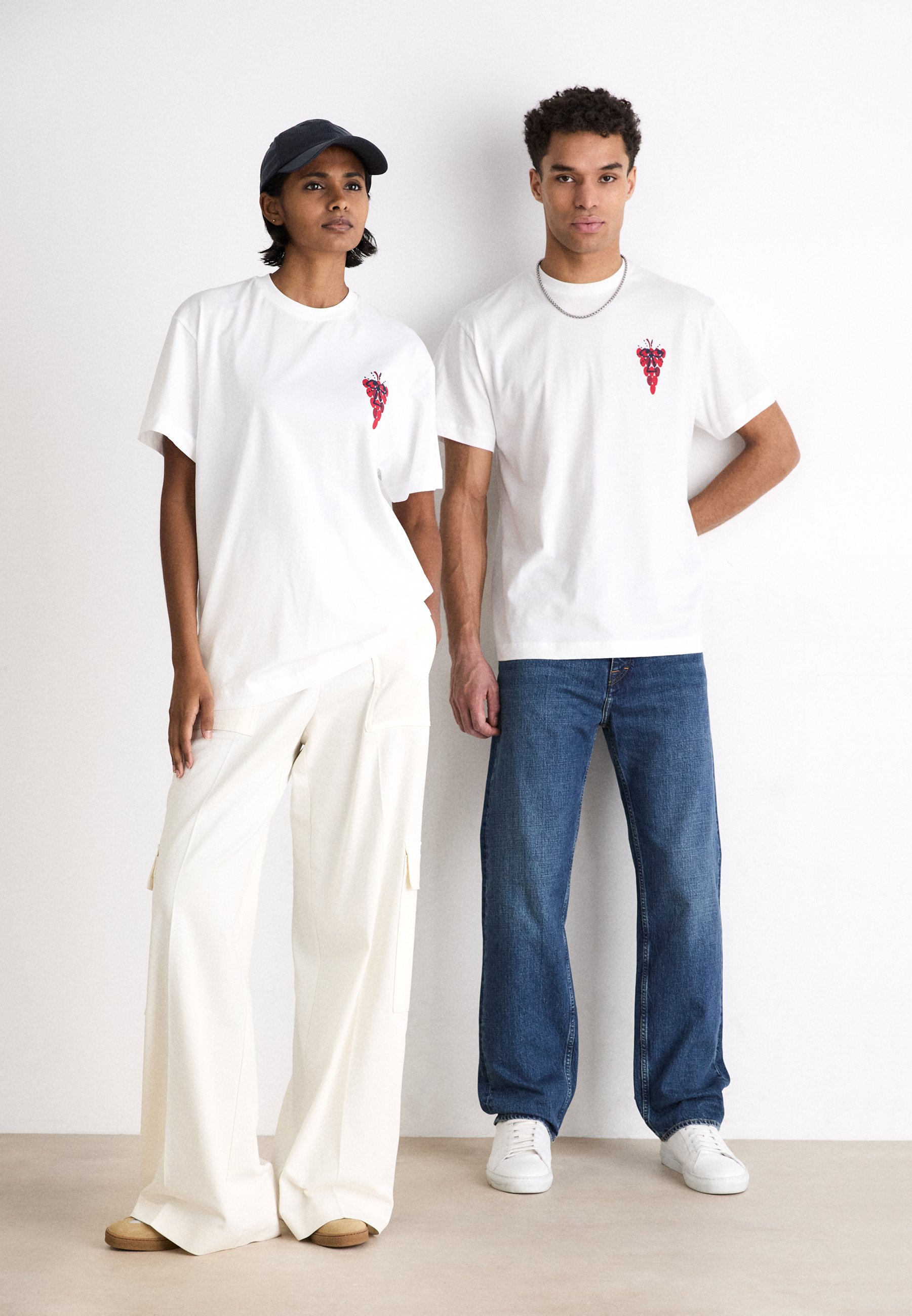 032c FRUIT UNISEX - T-Shirt print - white/weiß - Zalando