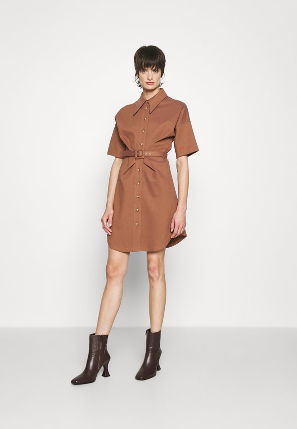 Banana Republic UTILITY SHIRTDRESS MINI Shirt Dress Afternoon Latte 