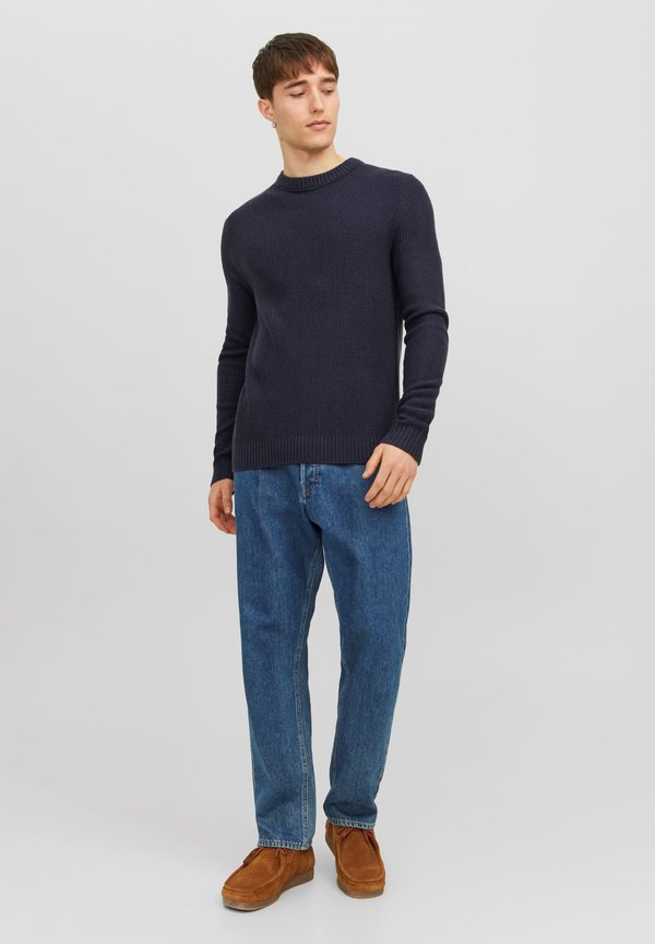 JACK & JONES Jjpannel Knit Zip Cardigan Aw24, Noir, XL Homme