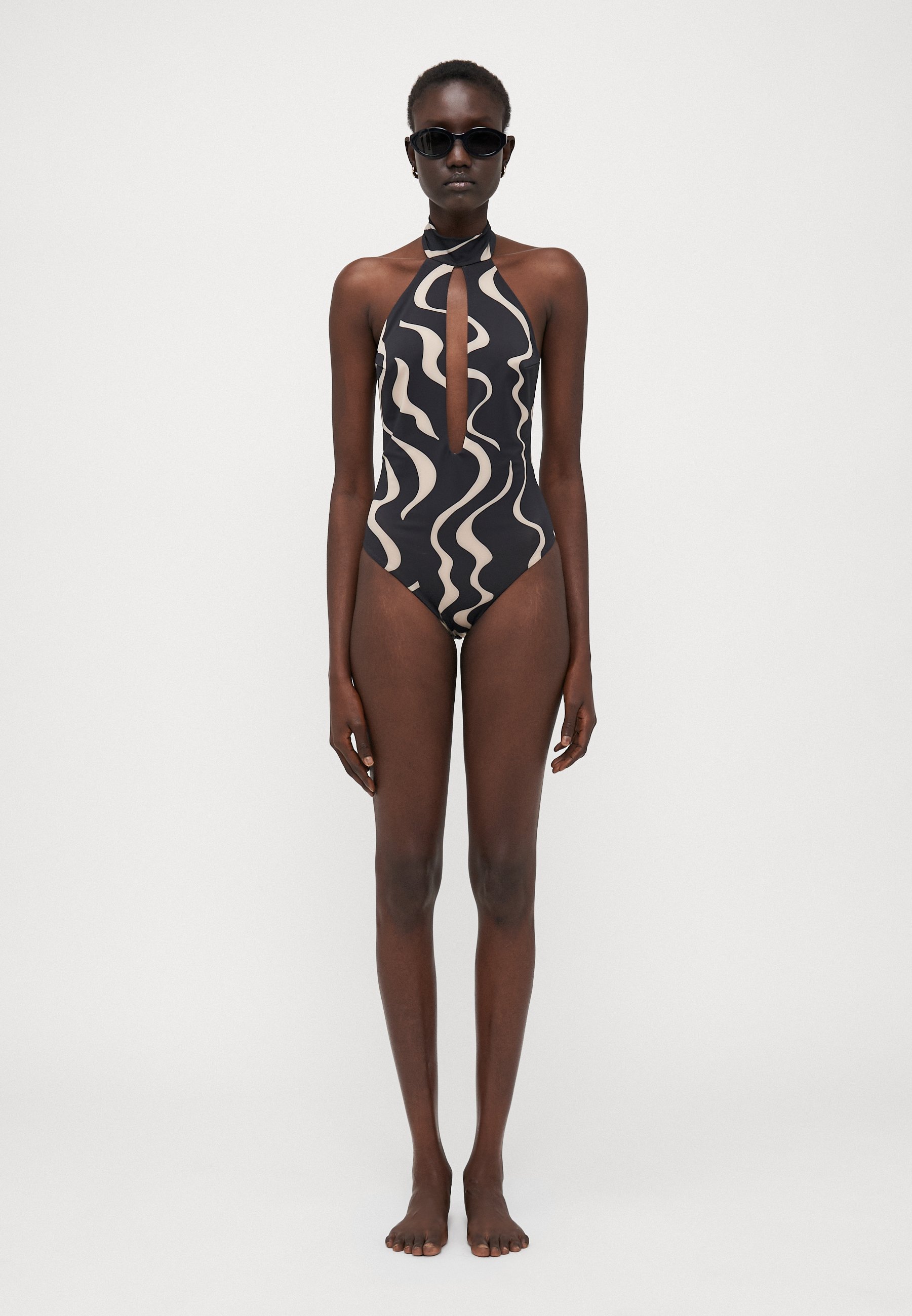 Vivienne Westwood CAVE MAN ONE SHOULDER SWIMSUIT - Swimsuit