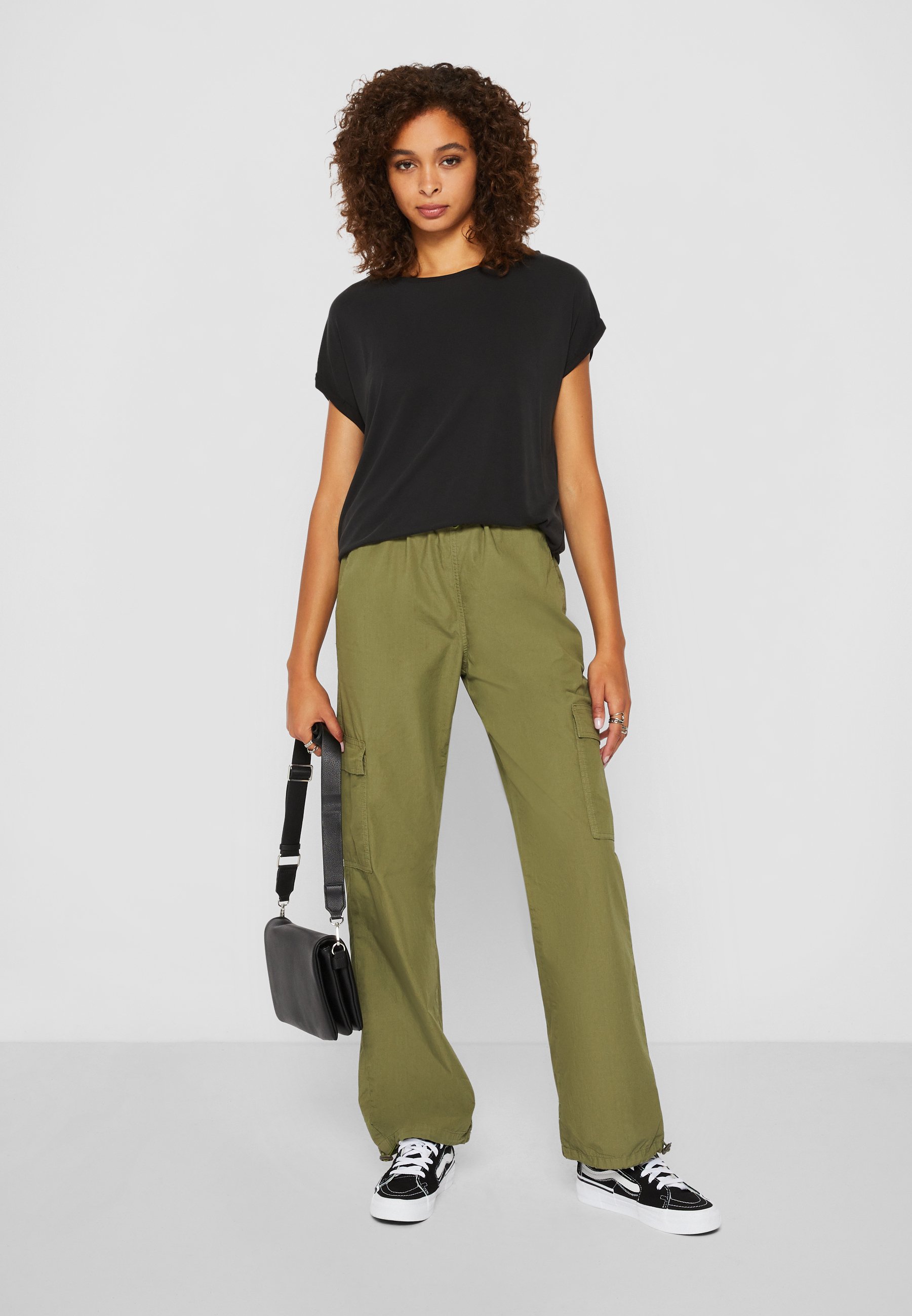 Body Donna Urban Classics - Organic Cotton, Manica Lunga, Scollo Quadrato, Aderente