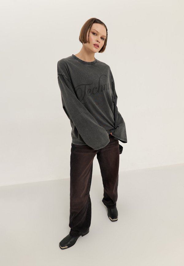 Noisy May NMJEN SHAPER - Jeans Skinny Fit - dark grey denim/grigio