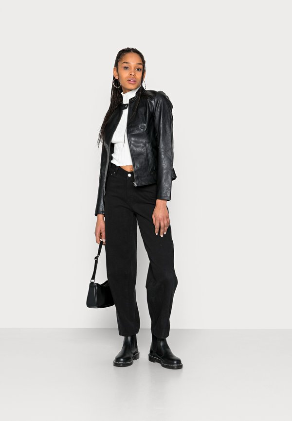 Blouson En Cuir Synthétique Fille Avec Fourrure • Mon Blouson