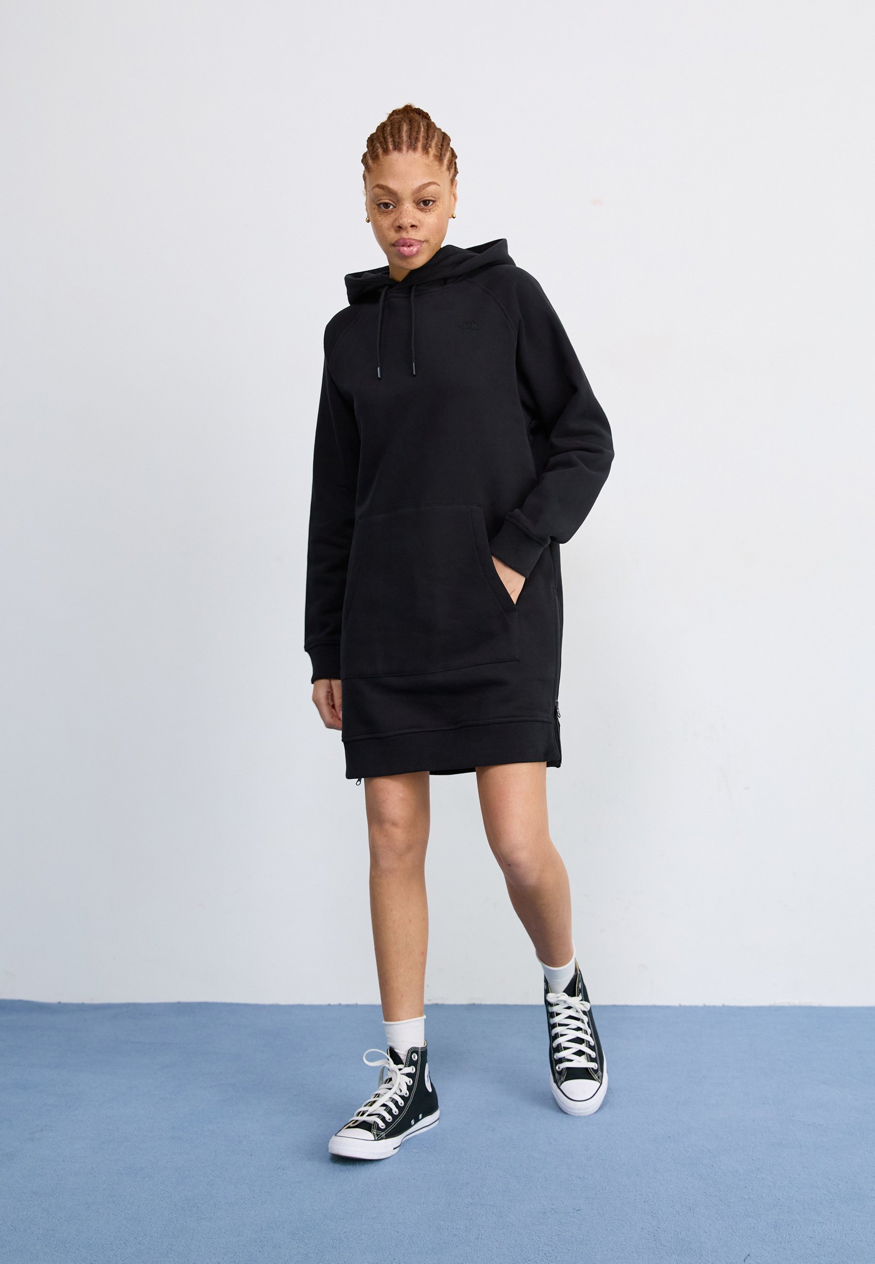 The North Face ZUMU HOODED DRESS - Day dress - black - Zalando