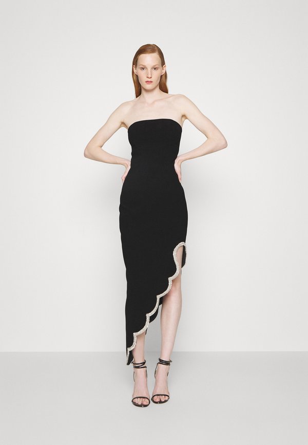 Sinead Gorey ASSYMETRIC FRINGE DRESS WITH BODY SHAPING CUT OUTS