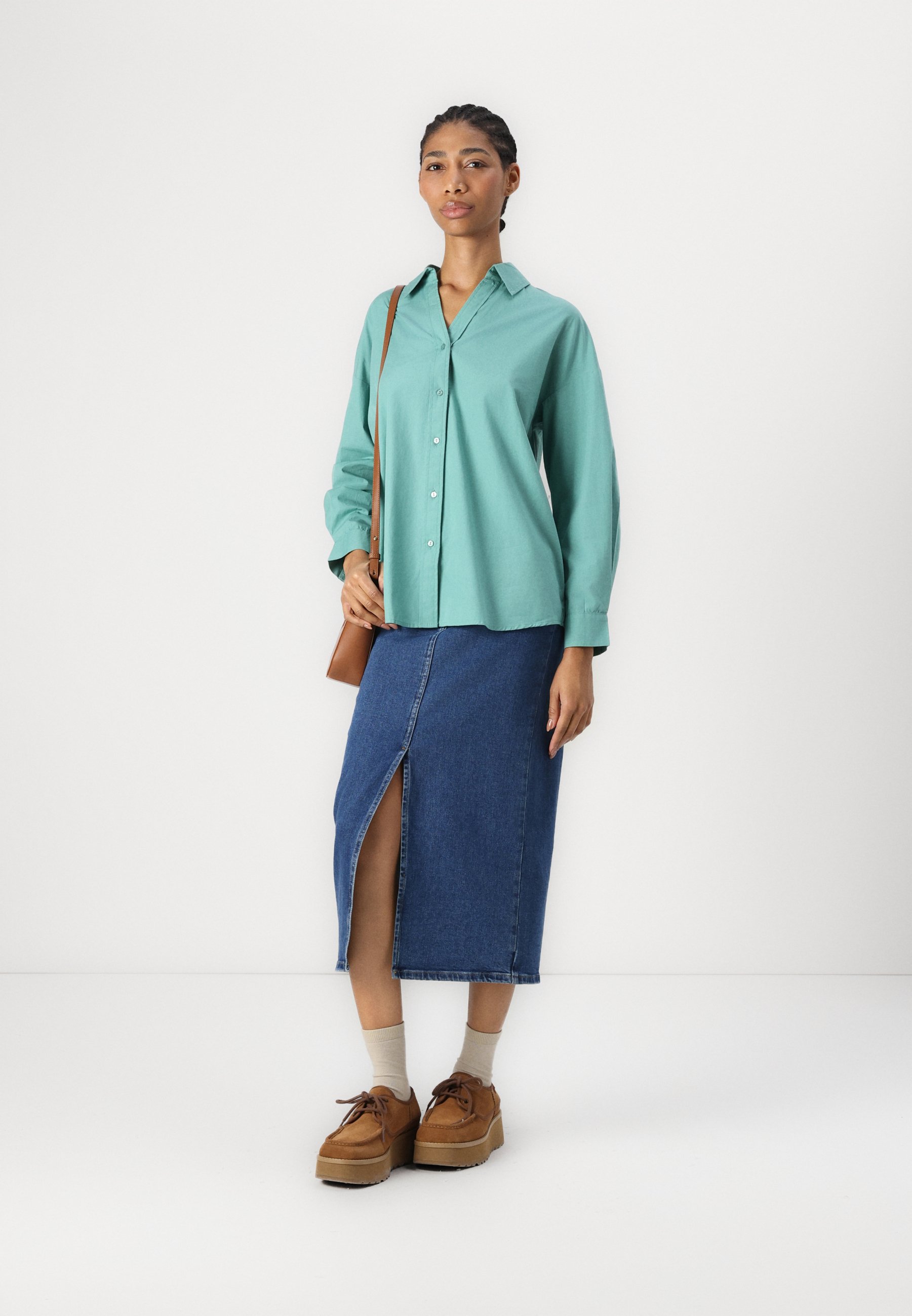 売れ筋商品|||イチ シャツ レディース トップス ROMANCY - Blouse - zen blue ICHI ROMANCY - Blouse - zen blue/light blue - Zalando.co.uk