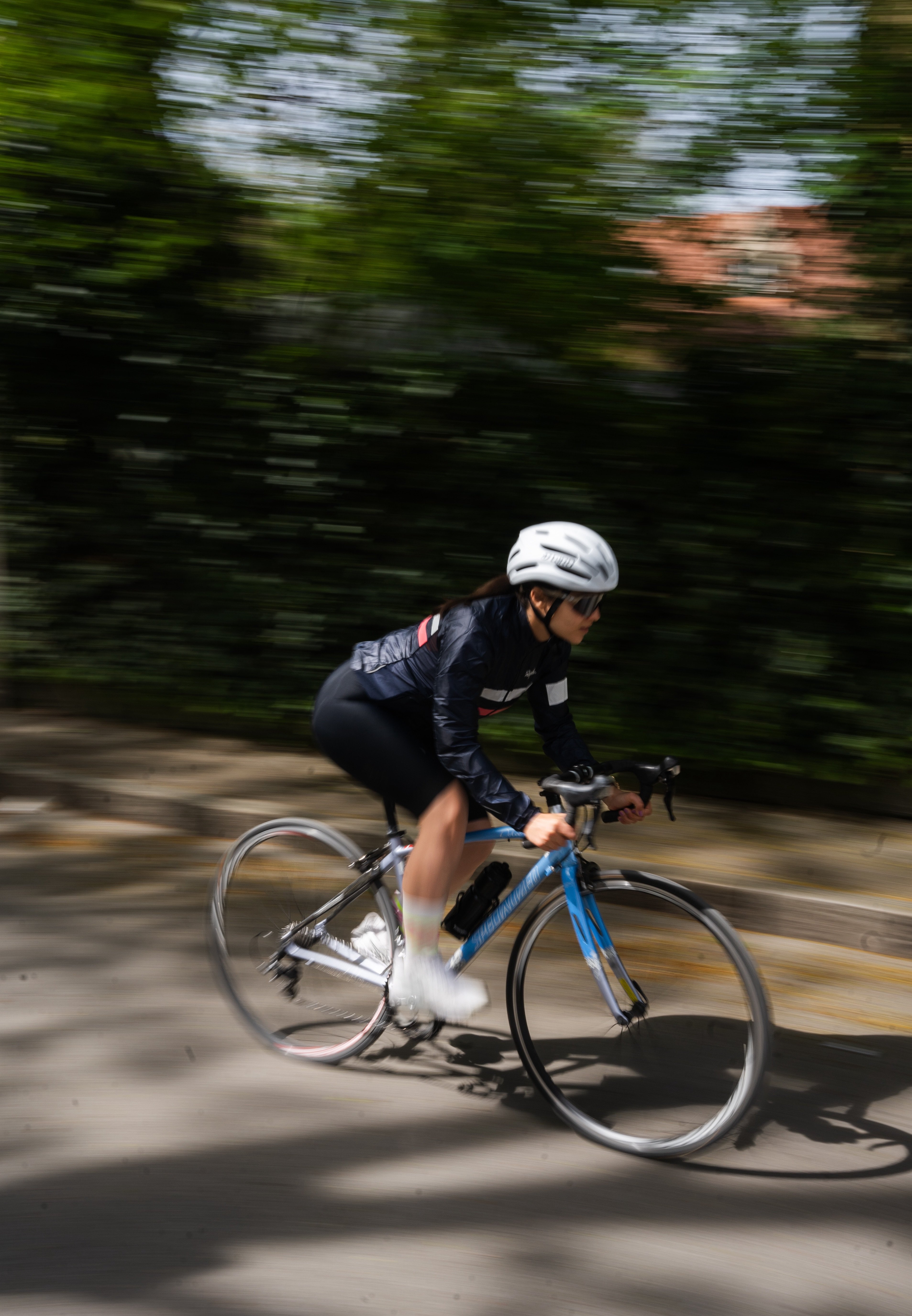 Gilet De Vélo Rapha Core Pour Femme – Taille M, Couleur Lilas Dépoussiéré/blanc, Occasion