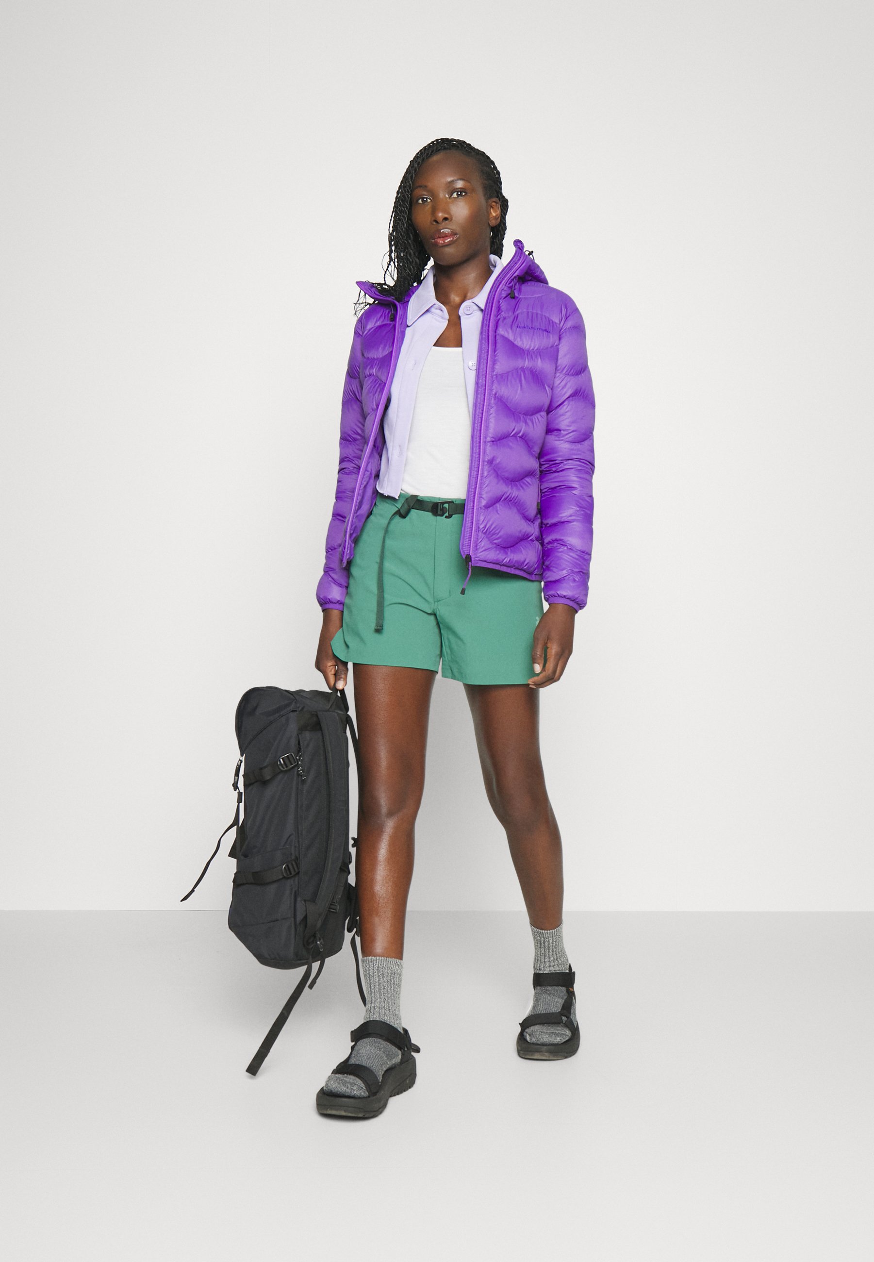 Veste D'hiver Marks & Spencer Violet - Taille 12, Style Quotidien, Matière Type Laine, Fermeture Zip, Occasion Bon état