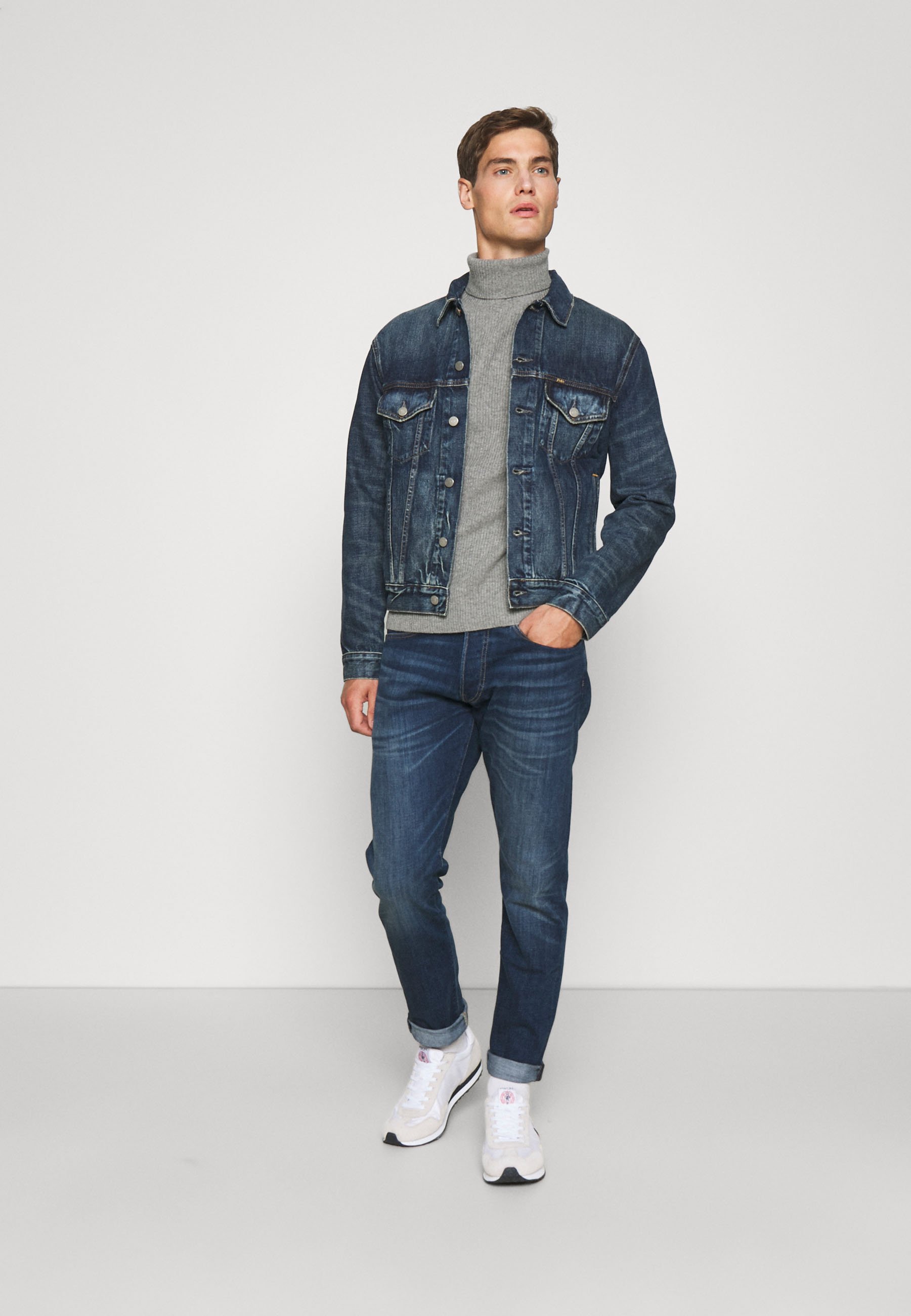 Polo Ralph Lauren FADED DENIM TRUCKER JACKET - Giacca di jeans -  trenton/blu denim - Zalando.it