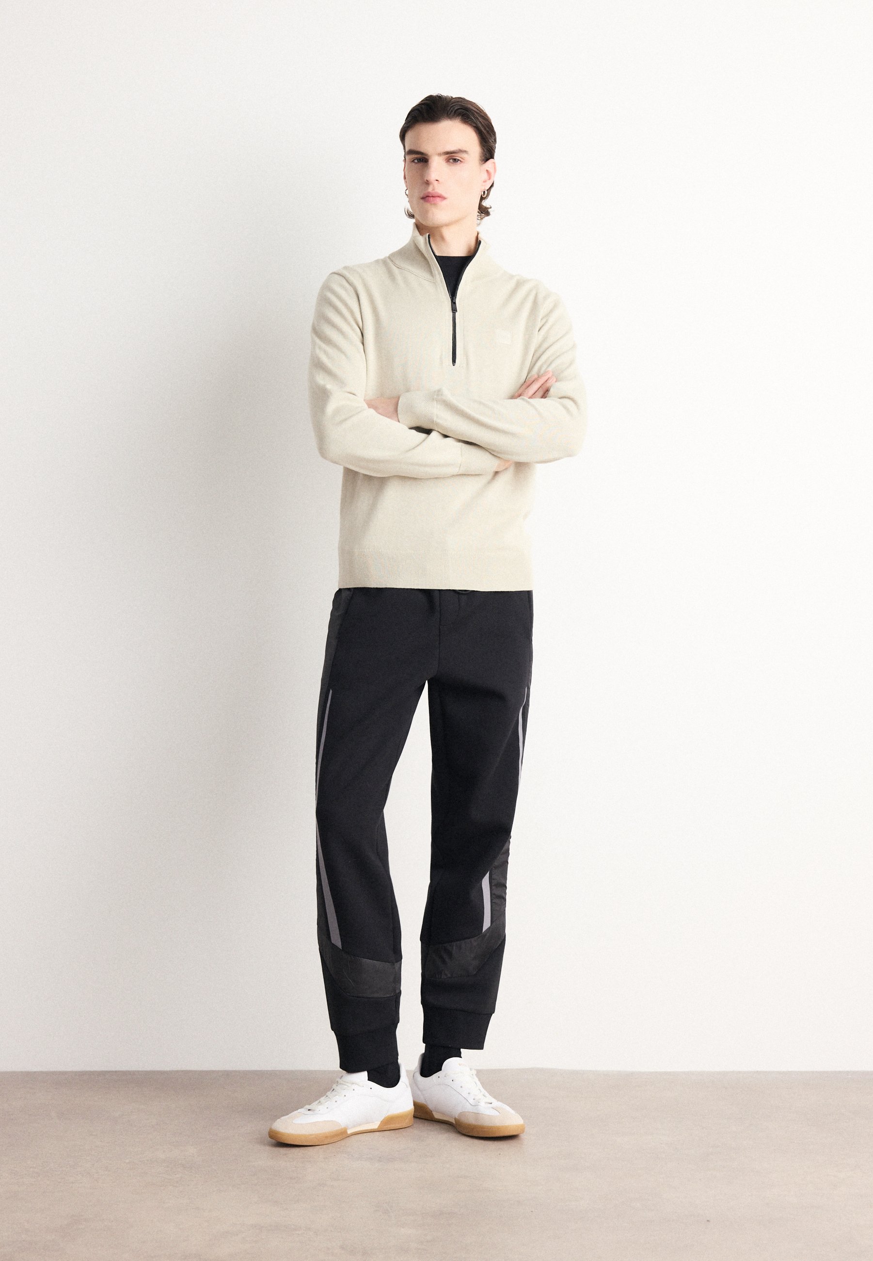BOSS Teglitch Uomo – Maglia O Capo Di Abbigliamento, Vestibilità Comoda, Colore Nero, Qualità Alta