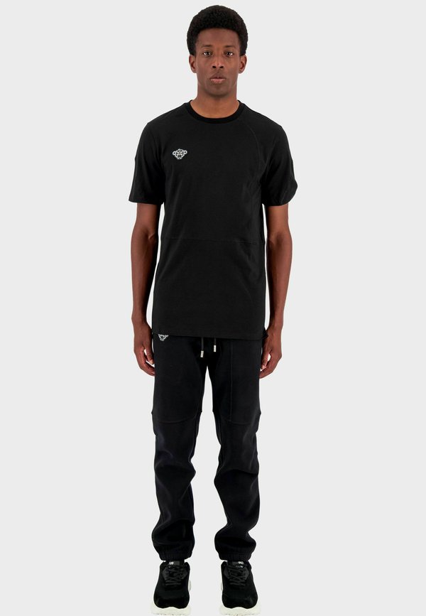 4F Tshirt basic deep black/zwart Zalando.nl