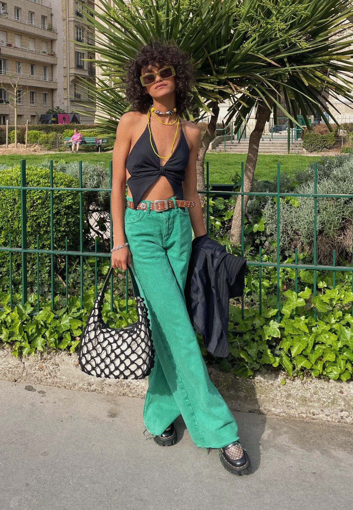 Pantaloni a zampa di elefante Taglia 50 | Zalando