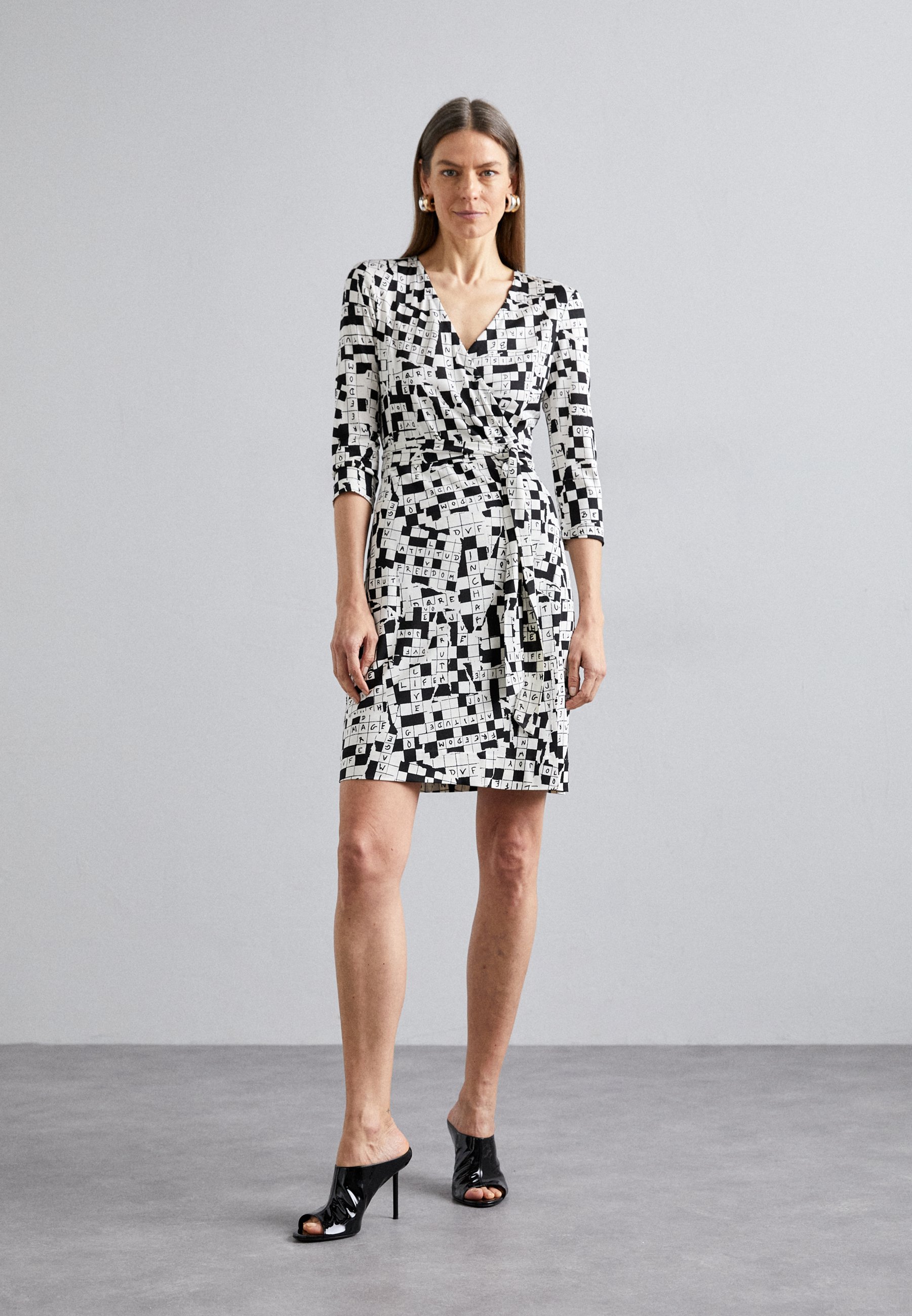 Robe DVF Diane Von Furstenberg - Jersey Drapé, Couleur Sarcelle - Taille 0 US