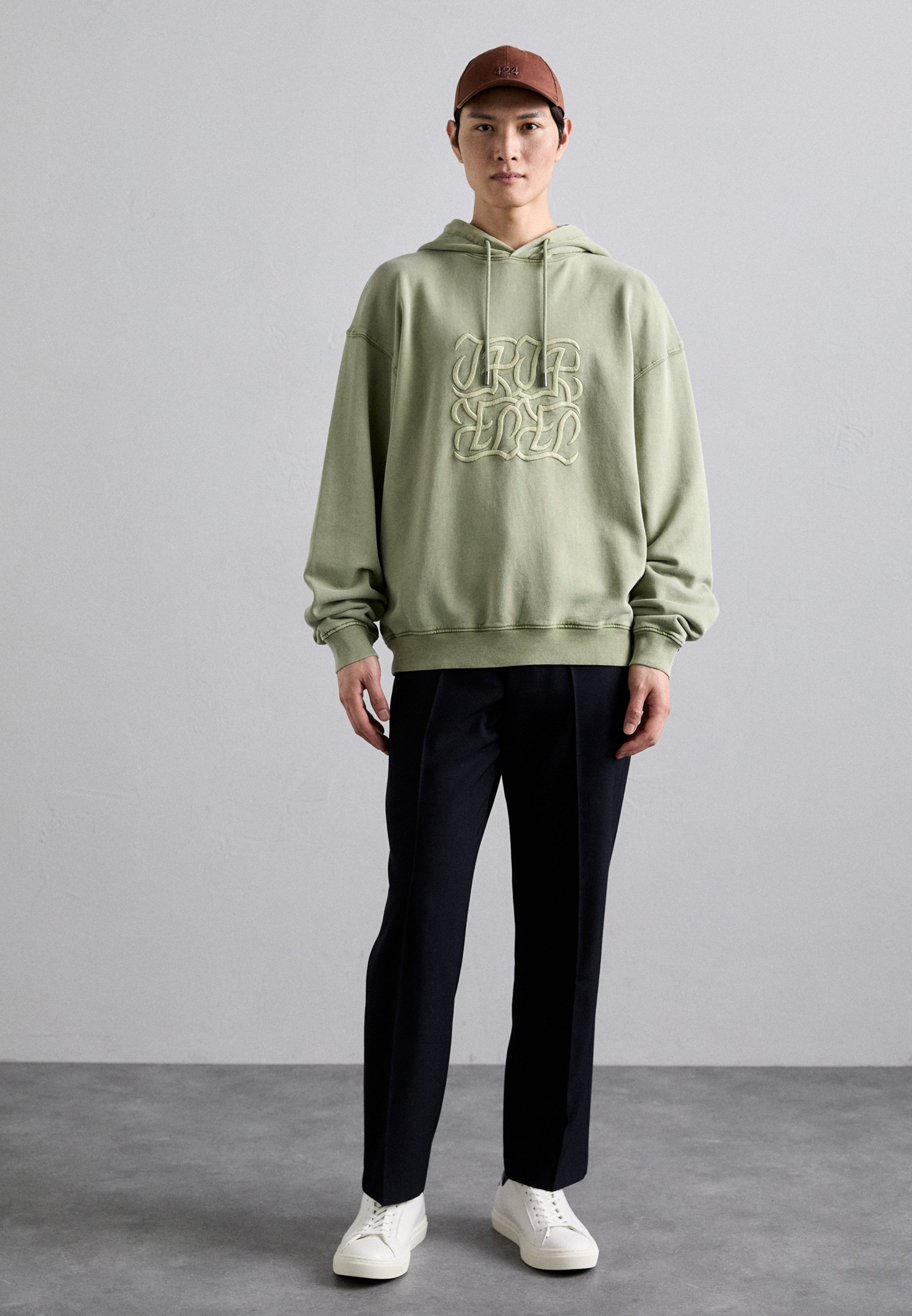032c SPLICED BUBBLE HOODIE UNISEX - Sweat à capuche - faded