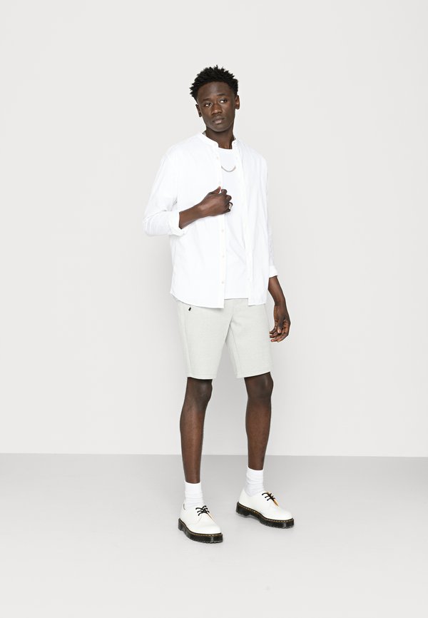 Jack & Jones JJESUMMER BAND LINEN MIX SHIRT - Overhemd - white/wit