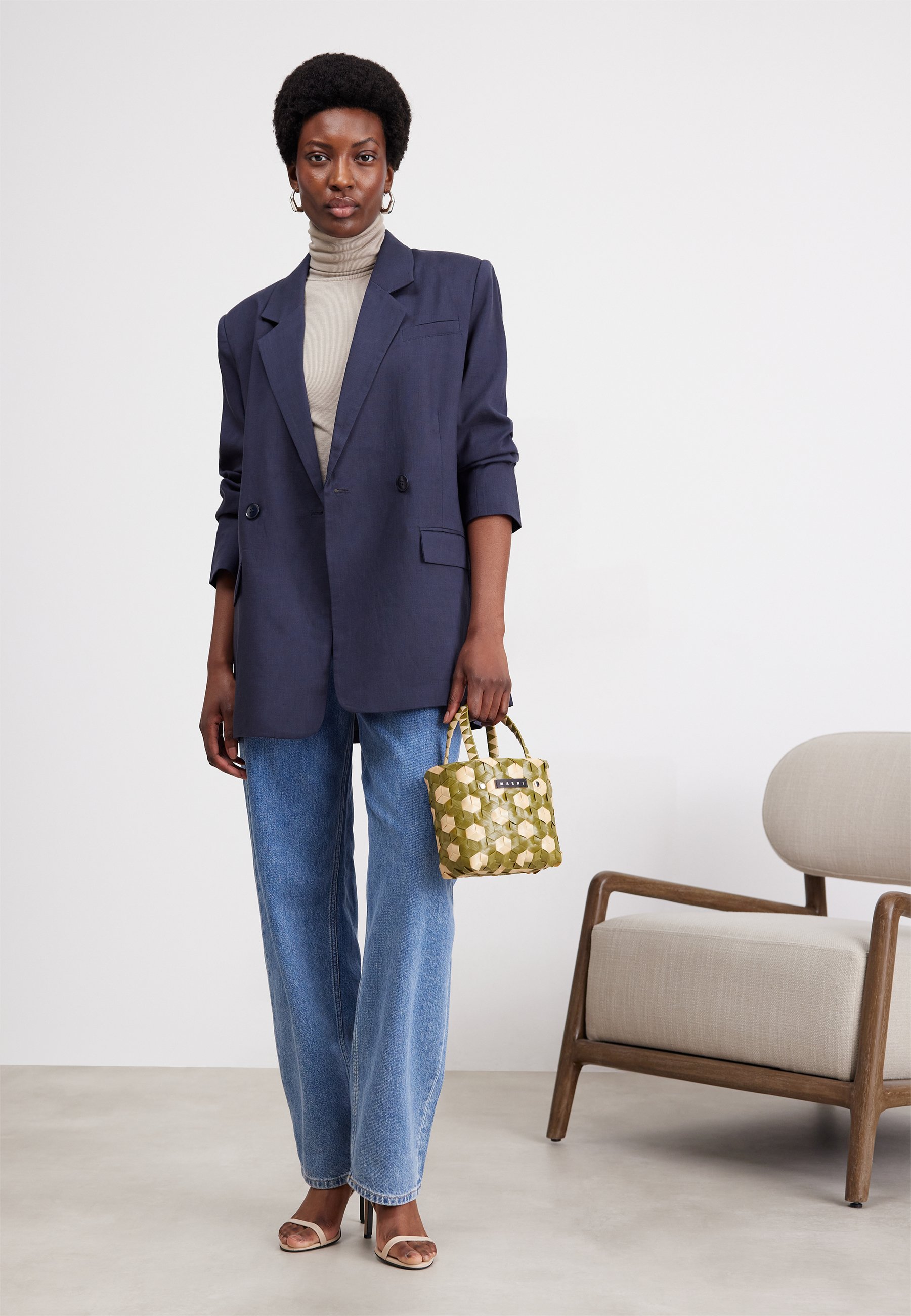 Jeans Donna G-STAR Deck 2.0 High Loose - Taglio Largo E Comodo, Chiusura Con Patta E Zip
