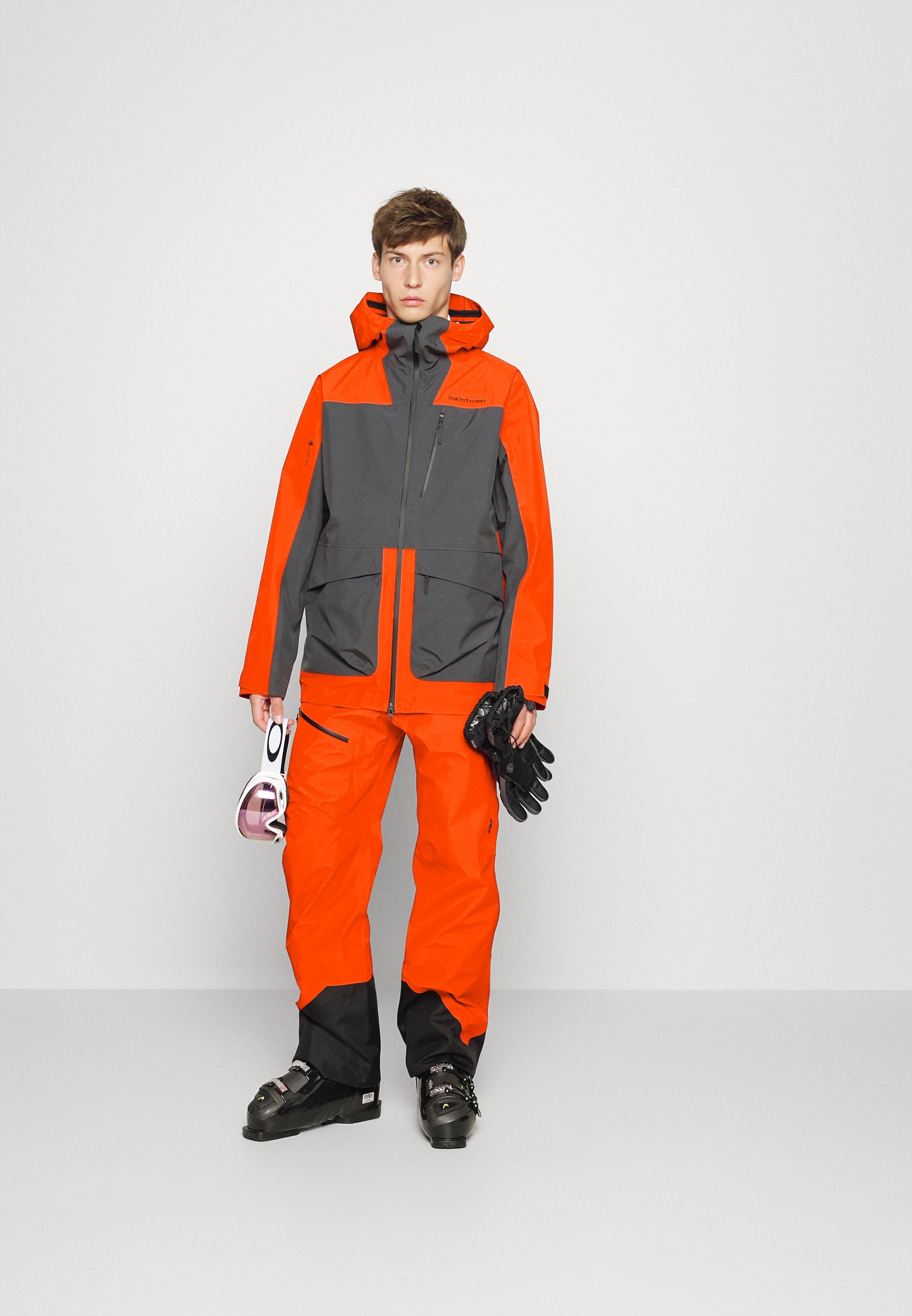 Peak Performance VERTICAL 3L PANTS - Pantaloni da neve - racing red/rosso -  Zalando.it