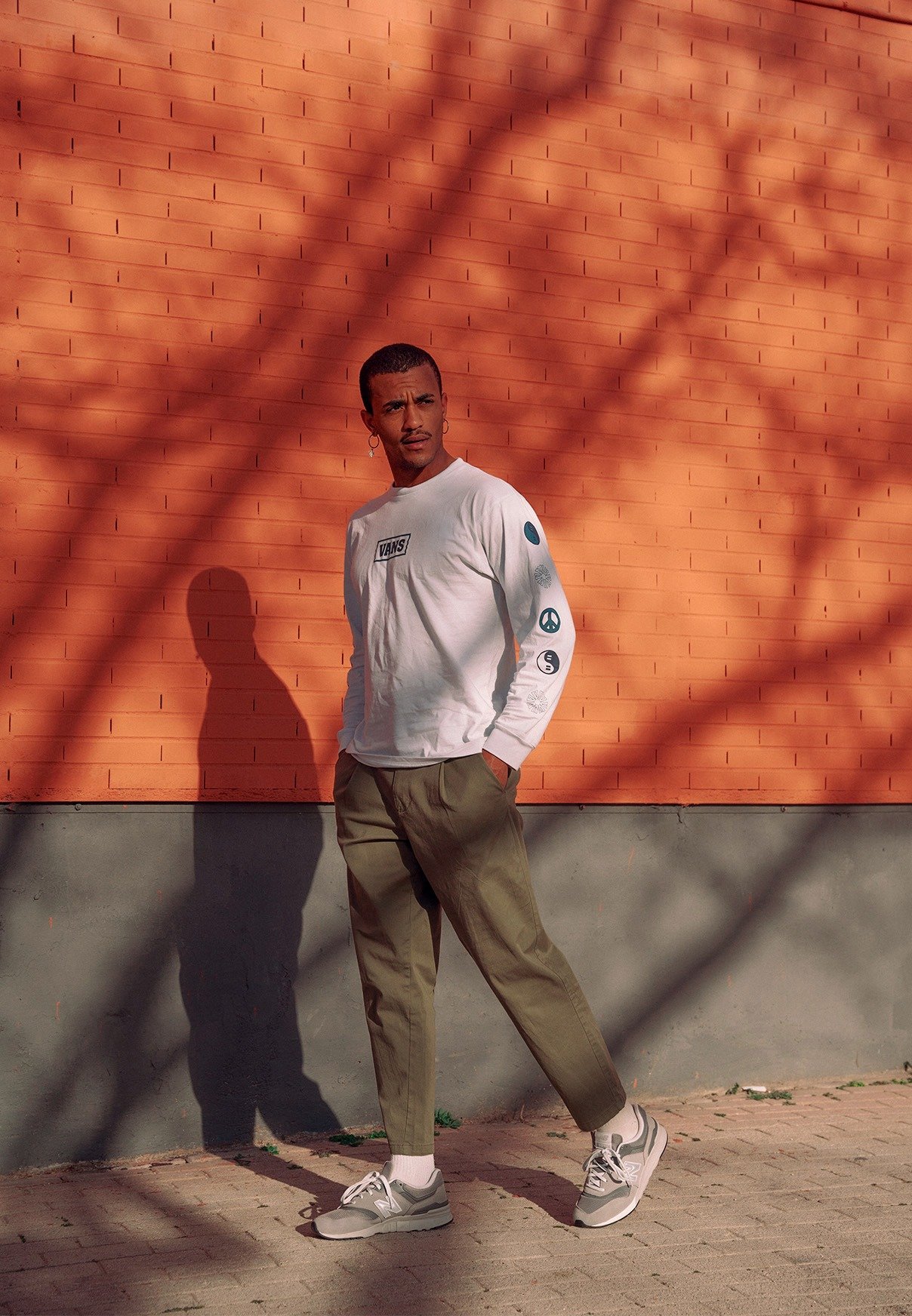 T-shirt a maniche lunghe da uomo Vans in promozione su Zalando