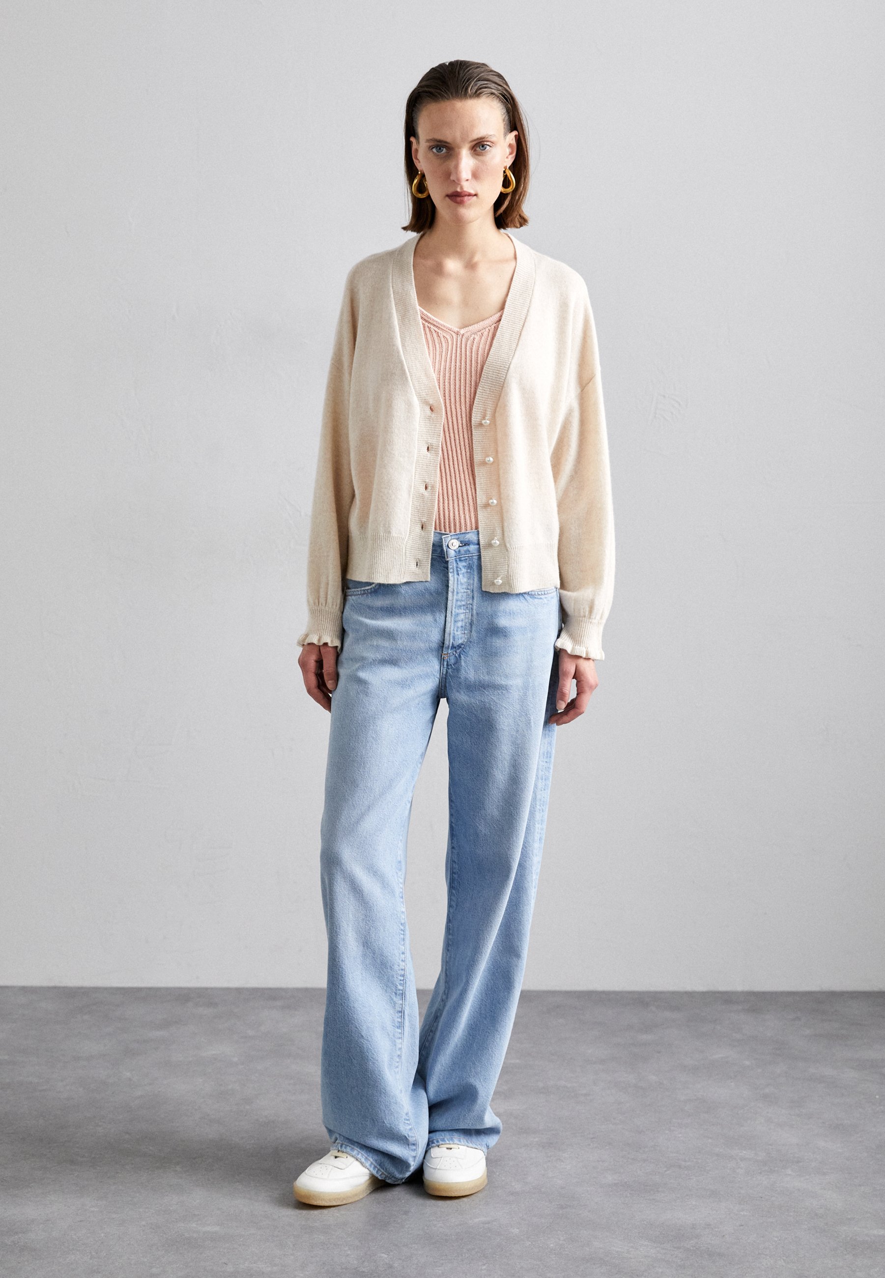 売れ筋商品|||バイマレンバーガー ニット&セーター レディース アウター ESSENTIALS TINLEY - Cardigan - beige Tinley Cardigan by By Malene Birger | Rent the Runway