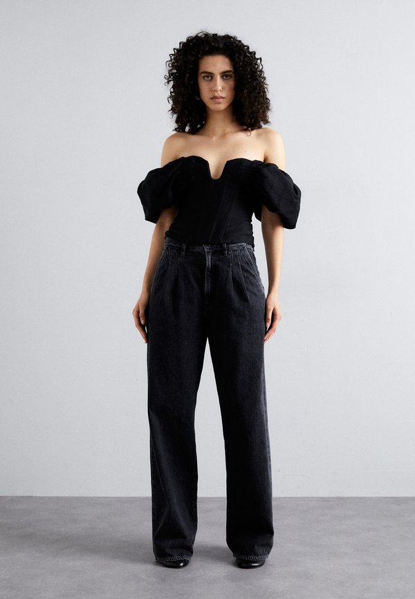 YAS - Yasstila Bustier Top - 4908328 Black main image 1