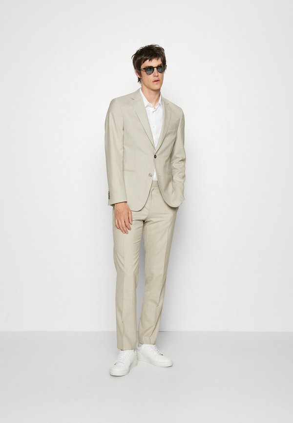 Lindbergh FINE CORDUROY SUPERFLEX Suit stone Zalando.co.uk