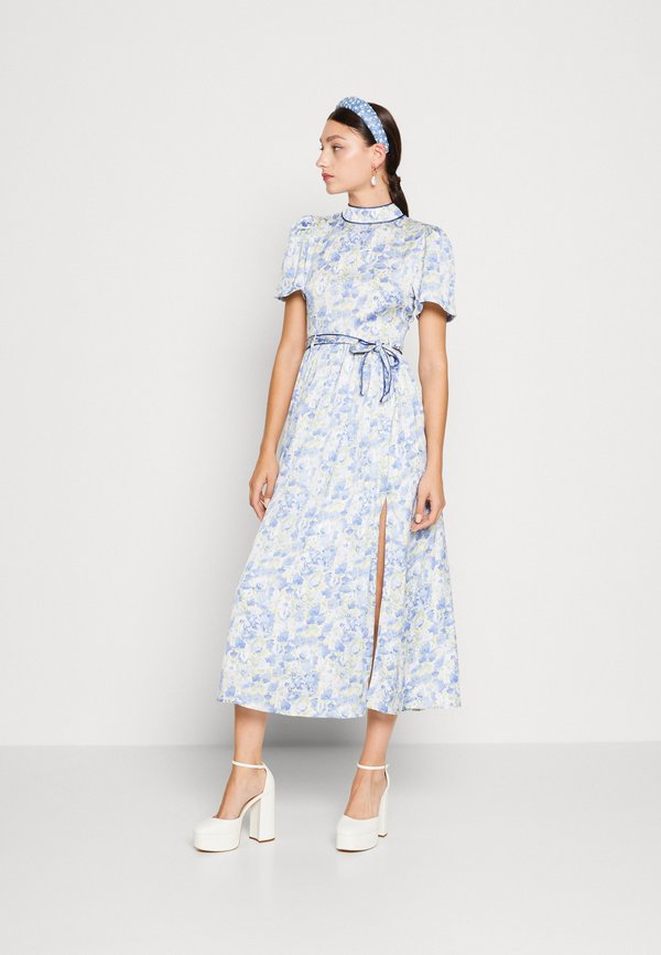 Escarpins Plateforme Steve Madden 'Dynemite' - Bleu Daim Et Cuir Verni - Taille US 8.5 Femme - Neuf Avec Boîte