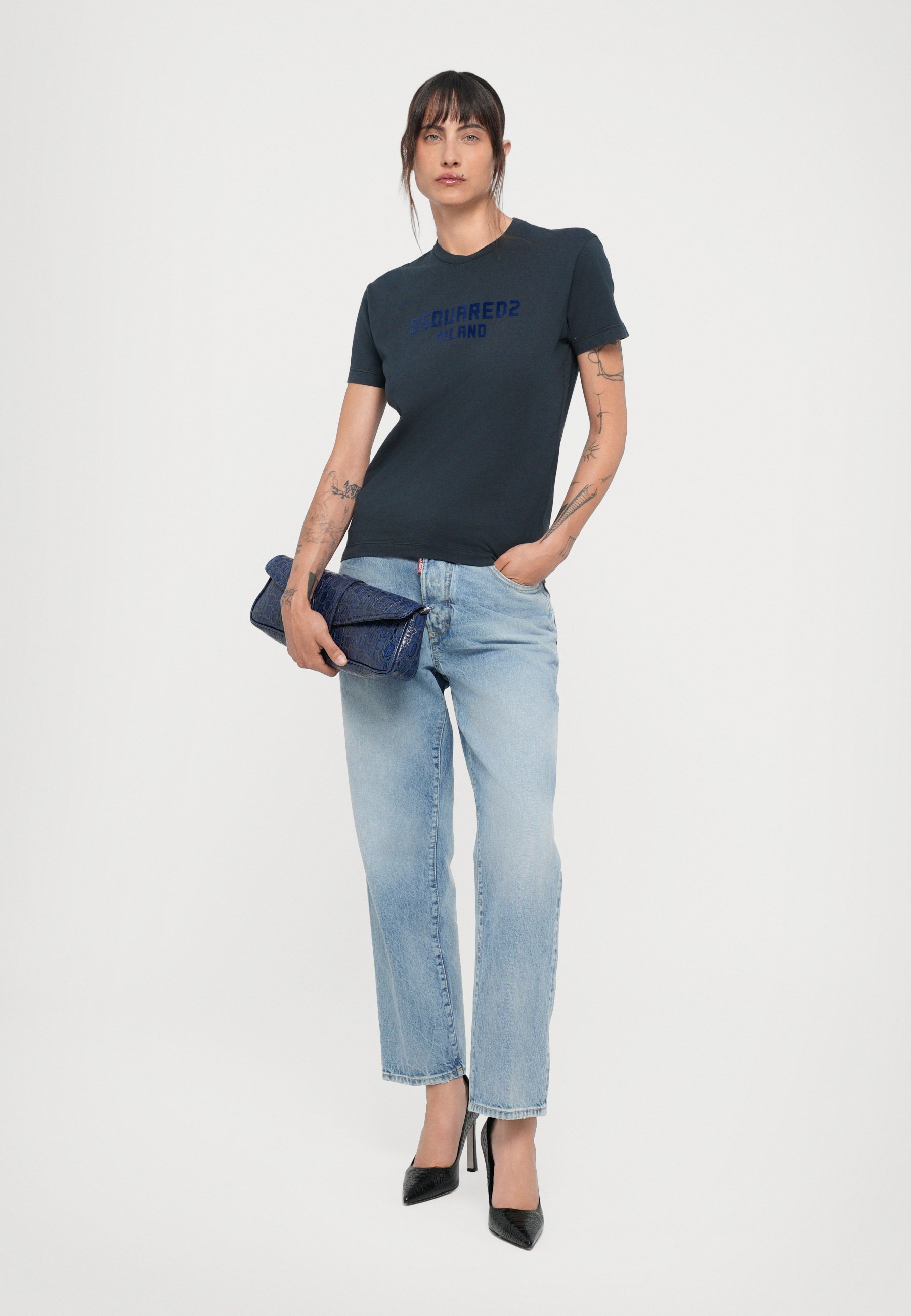 Zadig & Voltaire CLOE GUITAR WINGS STRASS - T-Shirt print
