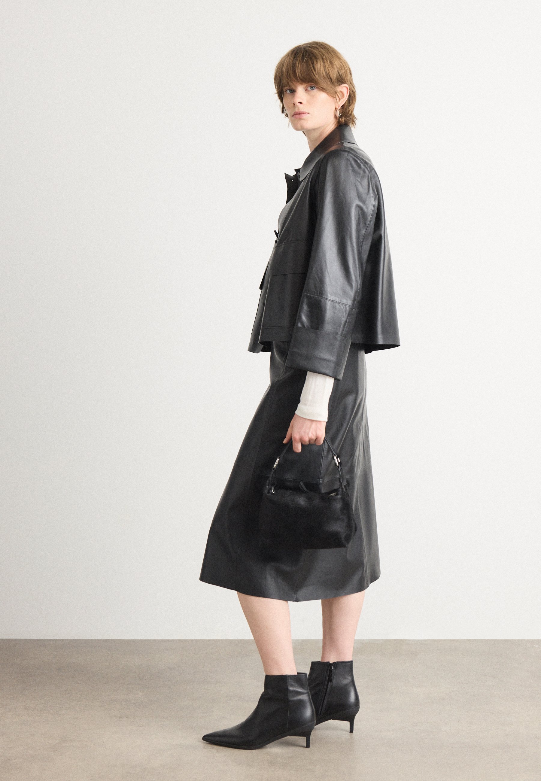 2nd Day MARVIN - Leather skirt - black - Zalando.co.uk