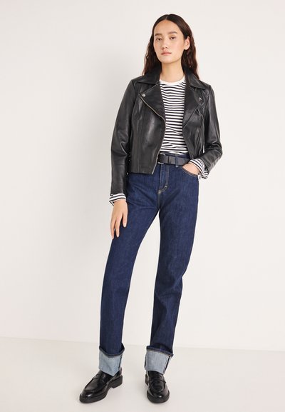 Pieces PCSUSSE JACKET - Veste En Cuir - Black/noir