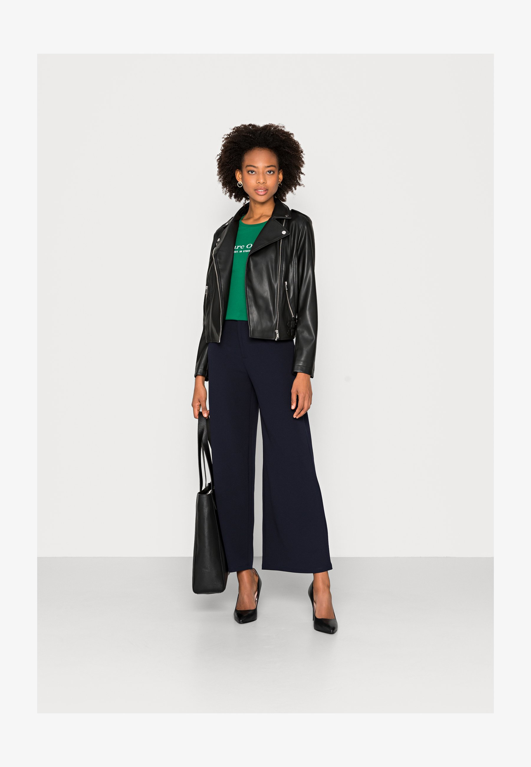JDY Geggo Mia Long Check Pant Jrs Noos – Pantaloni Lunghi Donna A Quadri – Vita Elasticizzata E Gamba Larga – Marca Danese