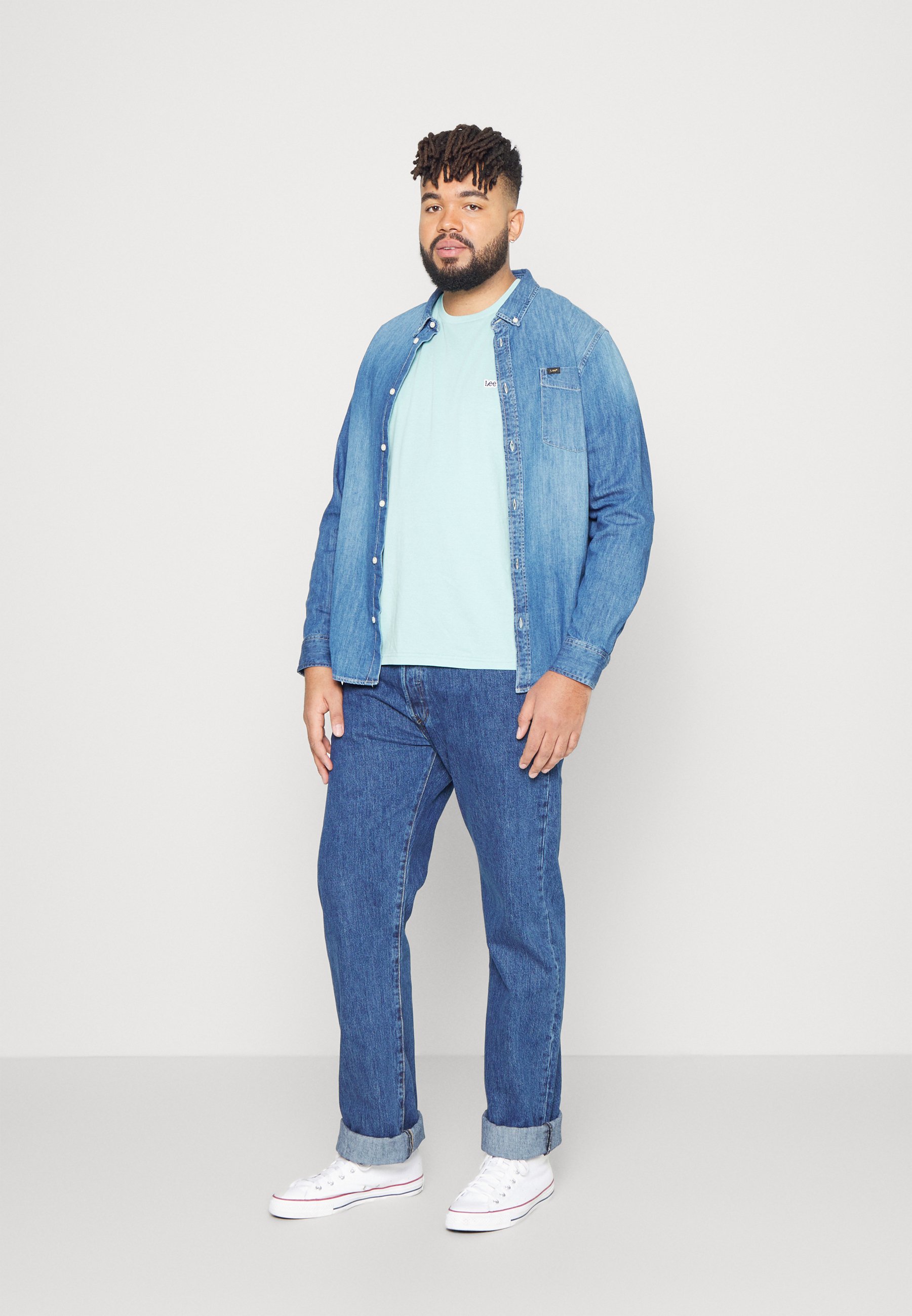 Levi's® Plus 501® LEVI'S ORIGINAL B\u0026T - Jeans baggy - stonewash/blu denim -  Zalando.it