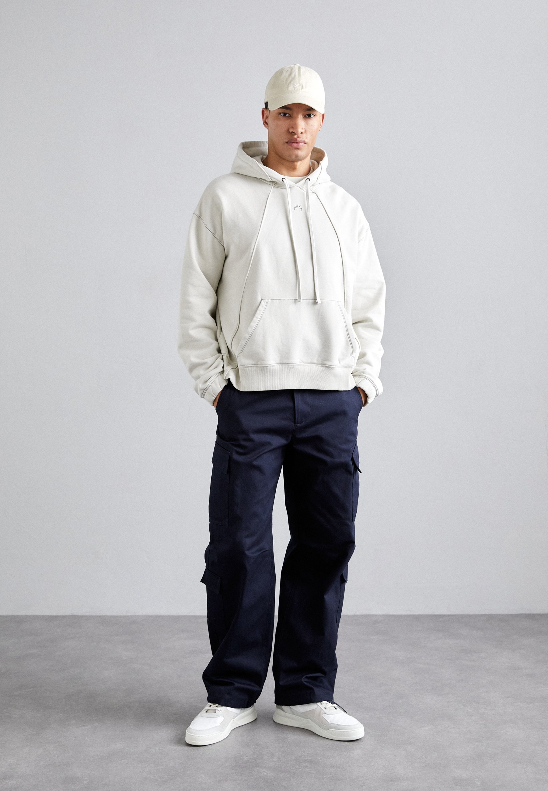 032c SPLICED BUBBLE HOODIE UNISEX - Hoodie - faded olive