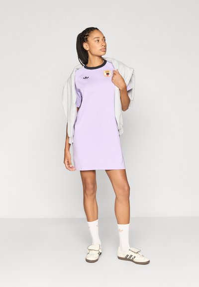 adidas Originals ARGENTINA DRESS - Jersey dress - off white/blue - Zalando adidas Originals ARGENTINA DRESS - Jersey dress - off white/blue - Zalando