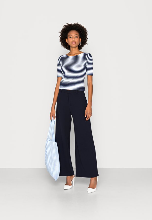 JDY Pantaloni Donna A Vita Alta Modello Paperbag: Comodi In Tessuto Con Vita Elastica E Cintura Inclusa. - 2
