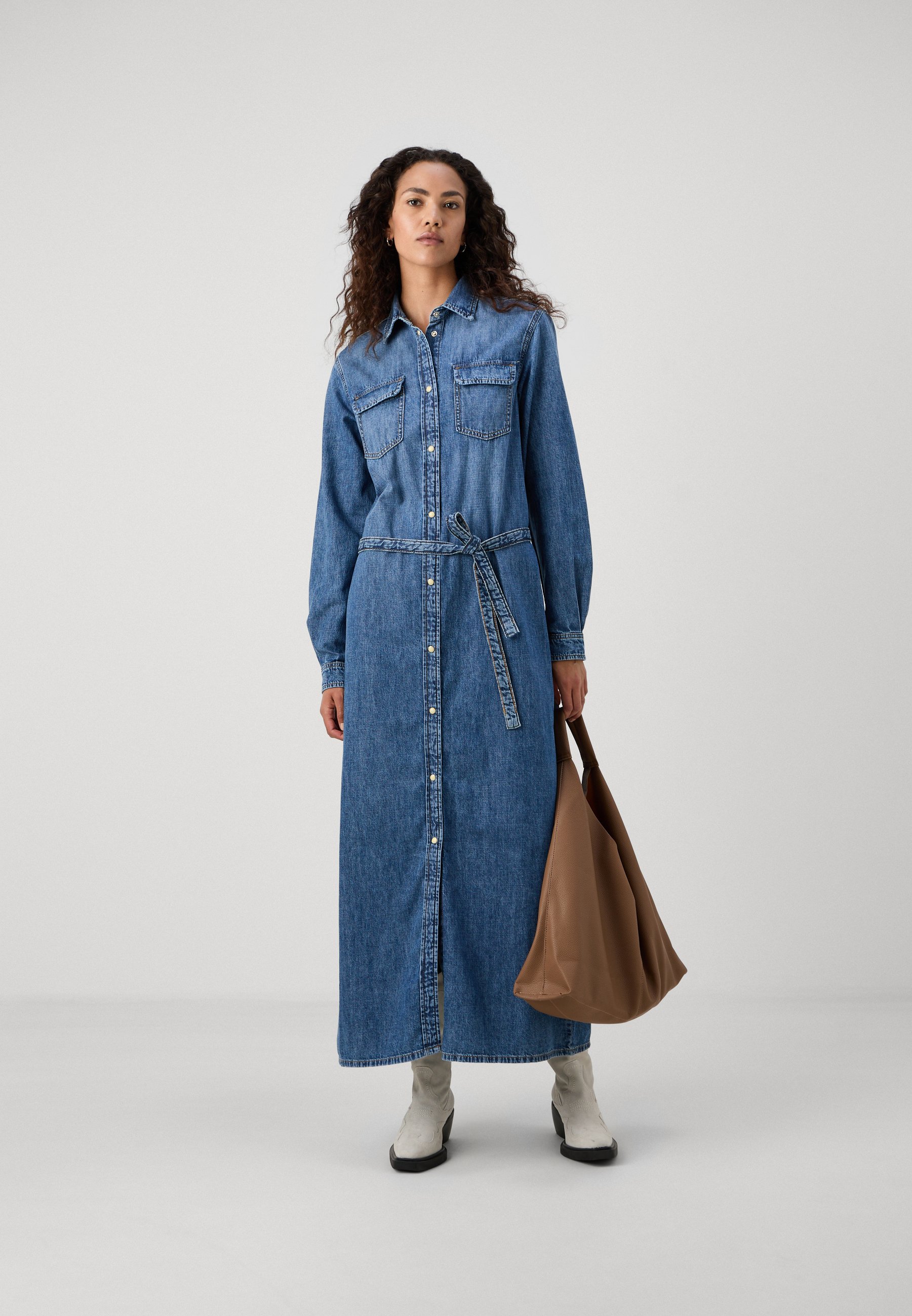 ワンピース SPORTMAX DENIM FIORITO SHIRT DRESS SportMax Denim Fiorito Shirt Dress | italist