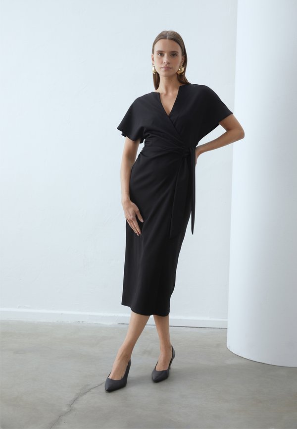 YAS YASTHEA WRAP DRESS - Nappali ruha - ashleigh blue/világoskék