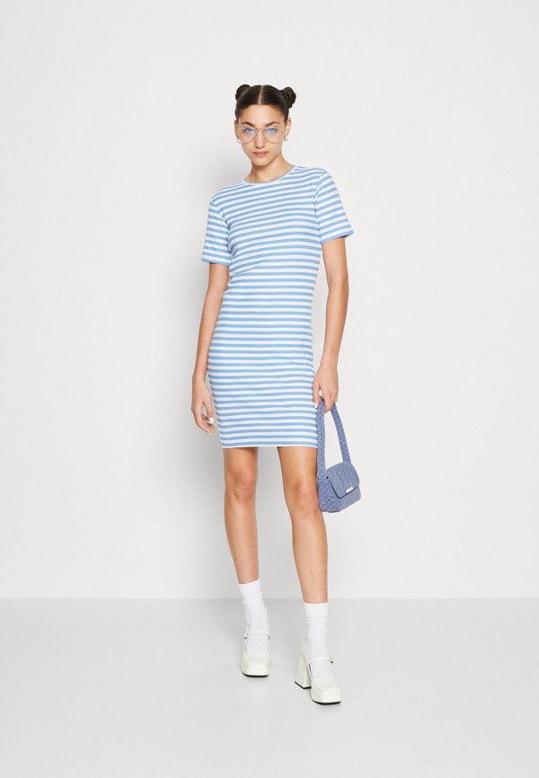 Selected Femme SLFTAMARA MIDI DRESS Blusenkleid sandshell w black