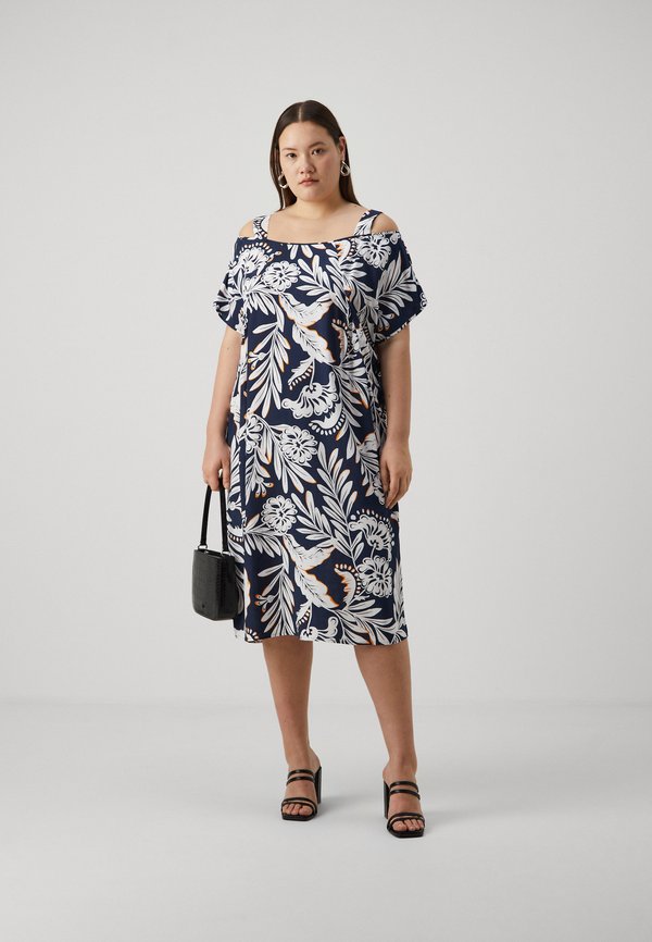Silfi Print Kjole - Off White main image 1